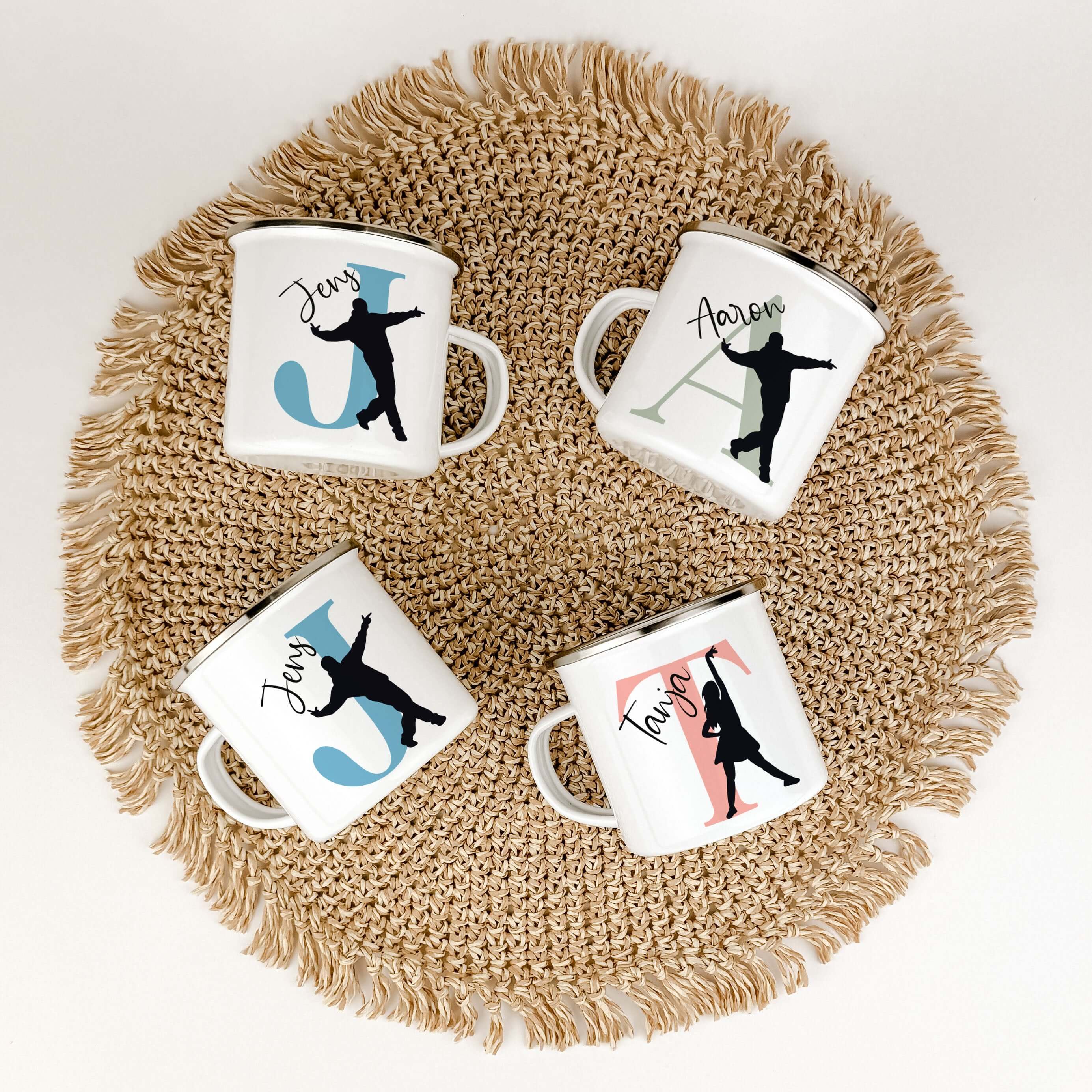 Emaille Tasse mit Namen Tanzen-famprints-Emaille Tasse-Entdecke die Emaille Tasse mit Namen Tanzen – das perfekte Geschenk für junge Tanzbegeisterte! Diese personalisierte Tasse bringt nicht nur Freude, sondern sorgt auch dafür, dass jeder Schluck aus ihr