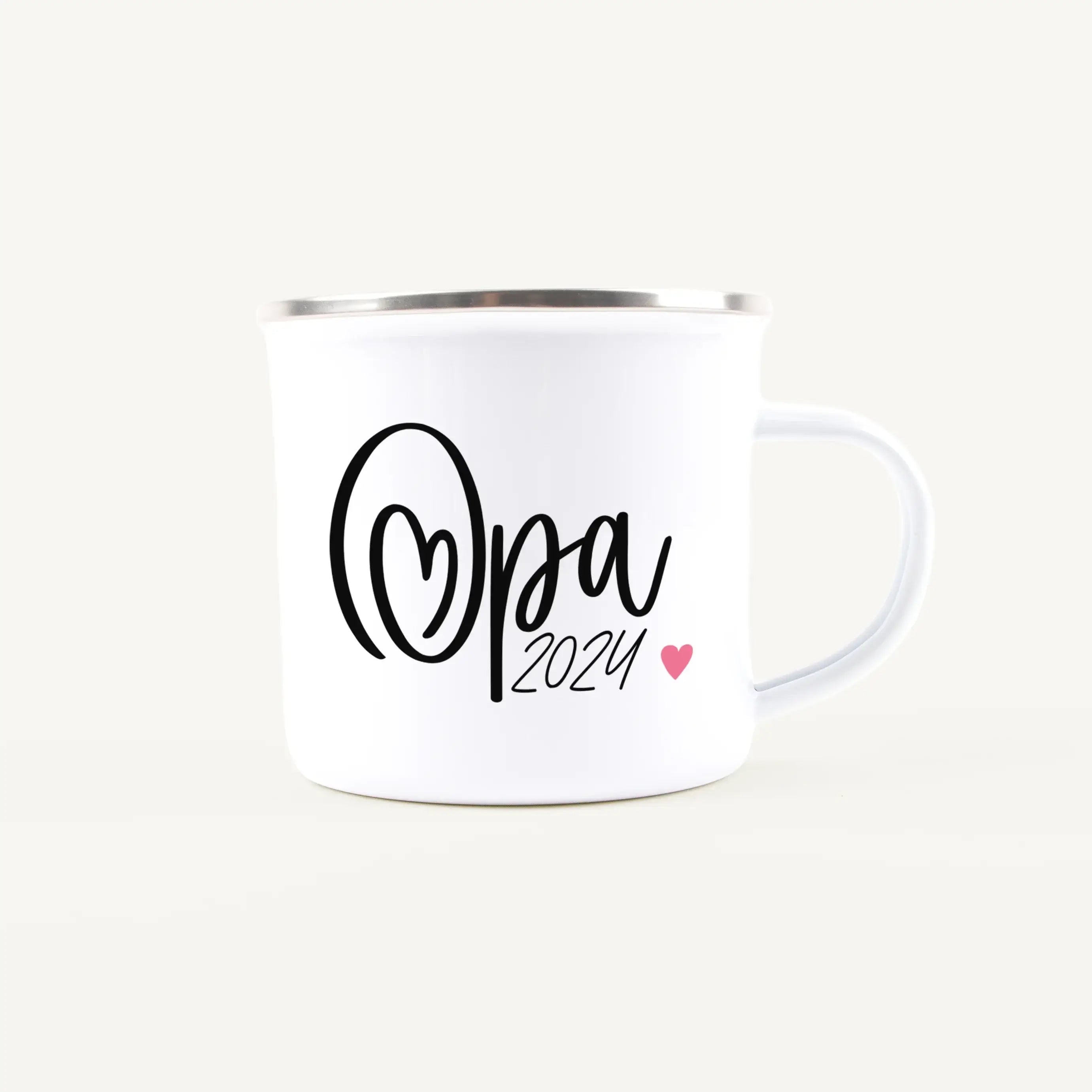 Emaille Tasse Du wirst Opa-Emaille Tasse-famprints-Die Emaille Tasse Du wirst Opa ist mehr als nur ein Trinkbecher – sie ist eine emotionale Geschenkidee für einen ganz besonderen Moment. Ob als kreative Art der Schwangerschaftsverkündung oder als liebevo