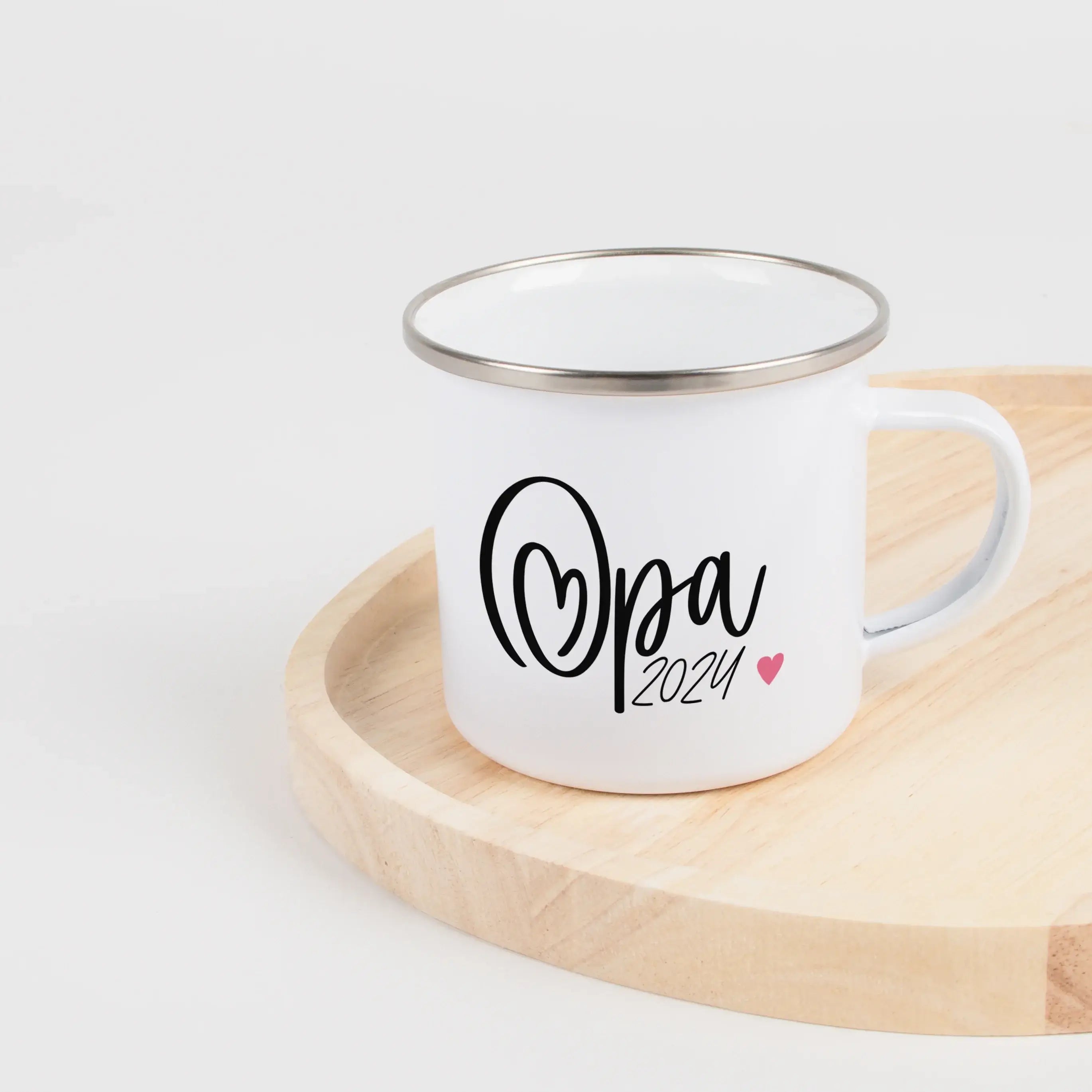 Emaille Tasse Du wirst Opa-Emaille Tasse-famprints-Die Emaille Tasse Du wirst Opa ist mehr als nur ein Trinkbecher – sie ist eine emotionale Geschenkidee für einen ganz besonderen Moment. Ob als kreative Art der Schwangerschaftsverkündung oder als liebevo