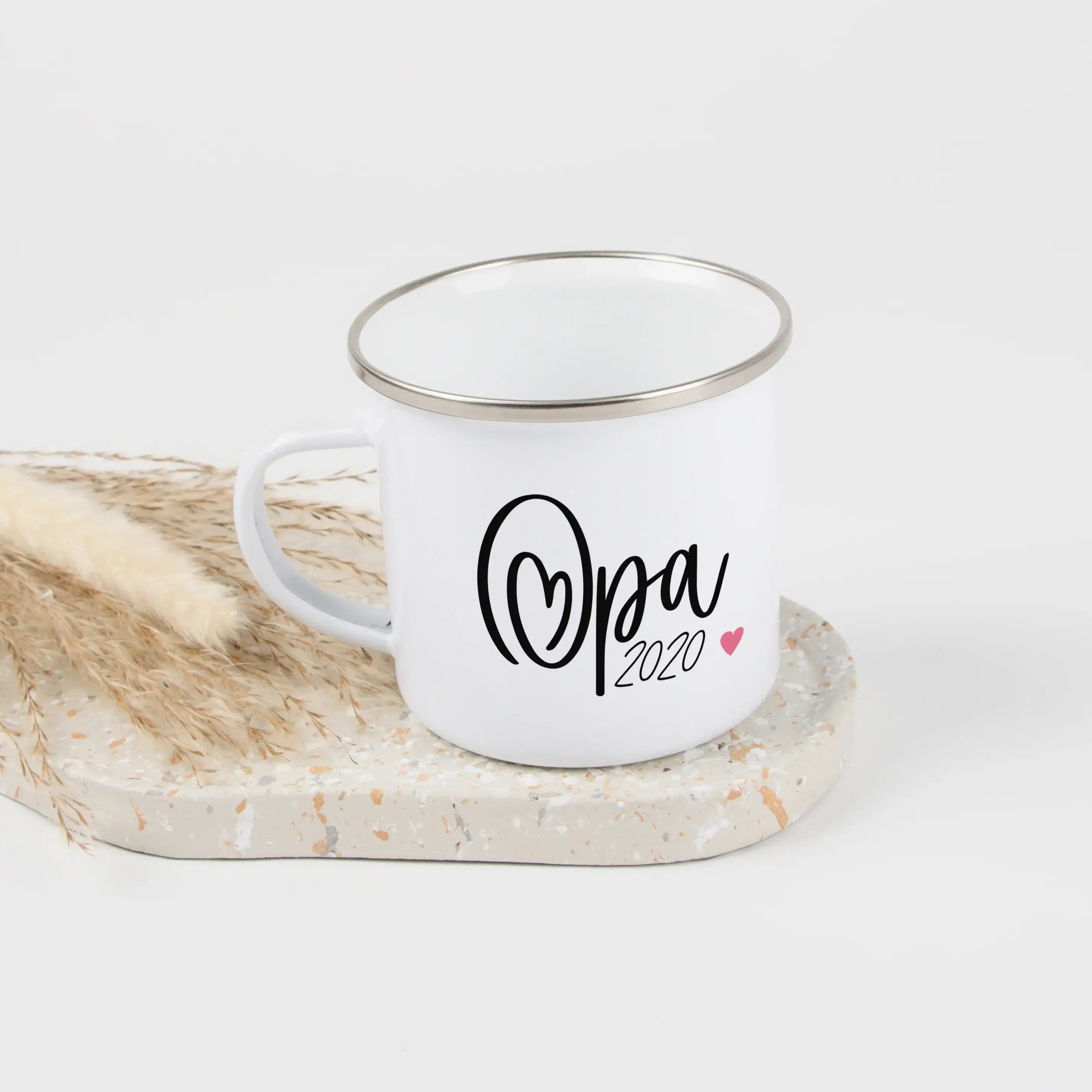 Emaille Tasse Du wirst Opa-Emaille Tasse-famprints-Die Emaille Tasse Du wirst Opa ist mehr als nur ein Trinkbecher – sie ist eine emotionale Geschenkidee für einen ganz besonderen Moment. Ob als kreative Art der Schwangerschaftsverkündung oder als liebevo