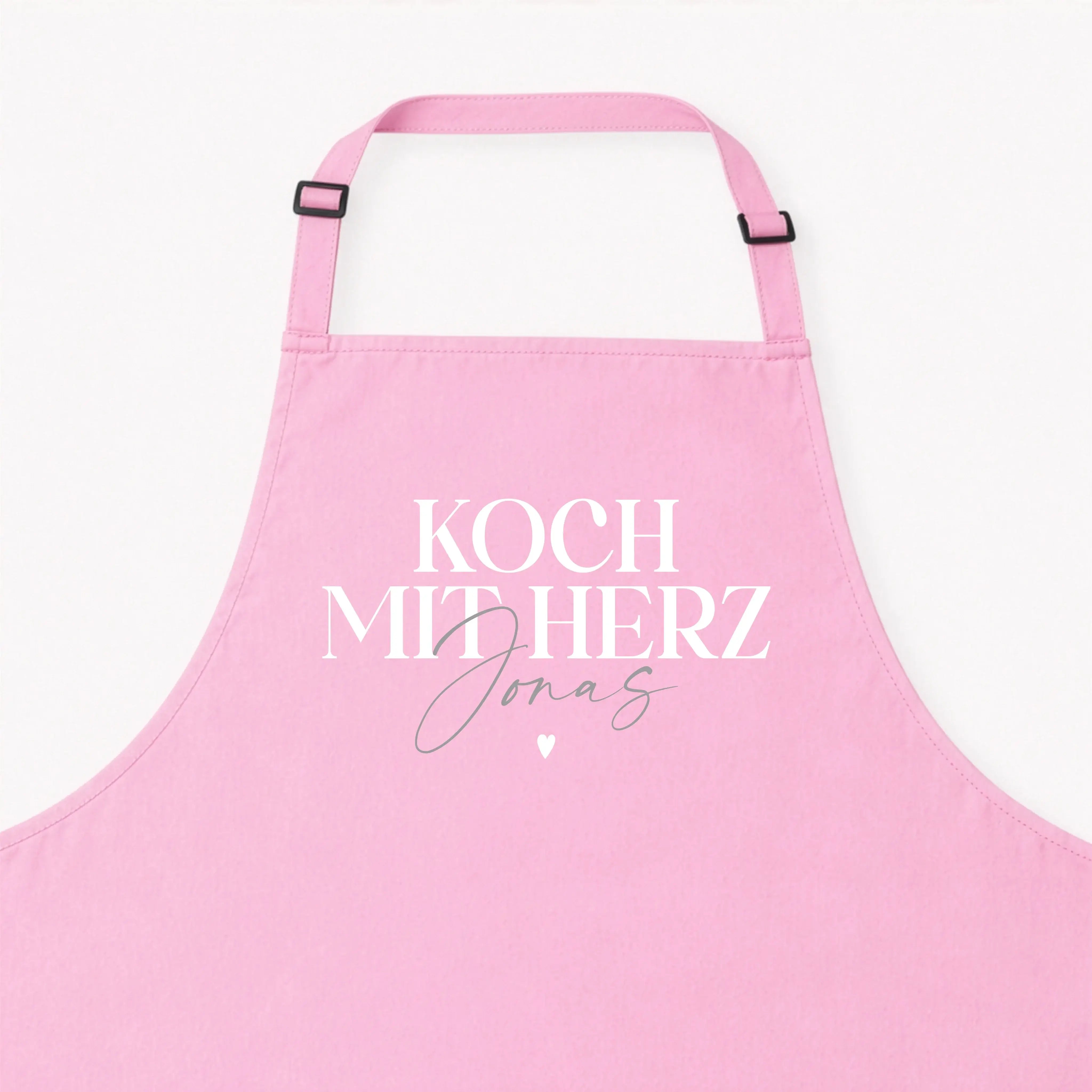 Kochschürze - Kochschürze Koch mit Herz - personalisiert