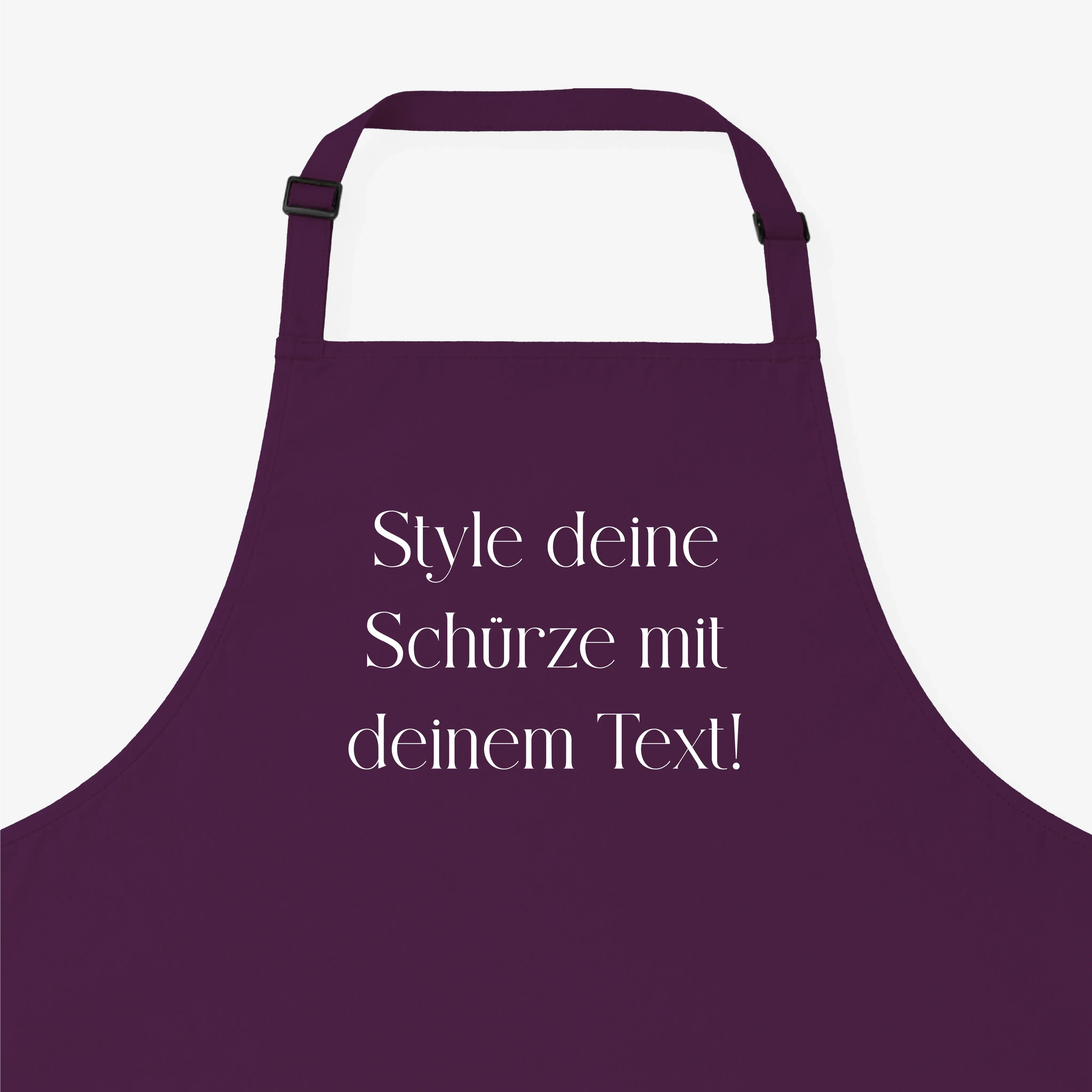 Kochschürze Eigener Text-Kochschürze-famprints-Kochschürze Eigener Text ist die perfekte Wahl, wenn du beim Kochen, Backen oder Grillen etwas Persönliches tragen möchtest. Bei famprints gestaltest du deine Schürze mit deinem Wunschtext und machst daraus e