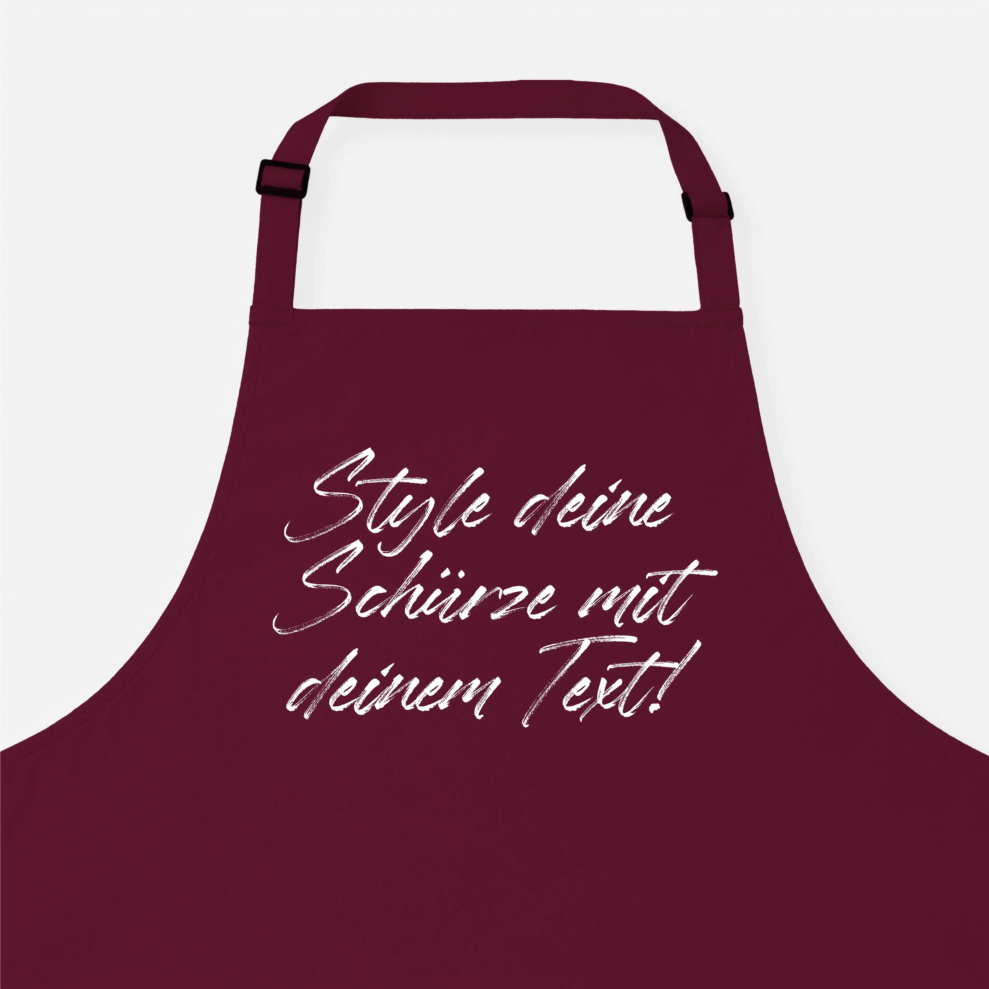 Kochschürze Eigener Text-Kochschürze-famprints-Kochschürze Eigener Text ist die perfekte Wahl, wenn du beim Kochen, Backen oder Grillen etwas Persönliches tragen möchtest. Bei famprints gestaltest du deine Schürze mit deinem Wunschtext und machst daraus e