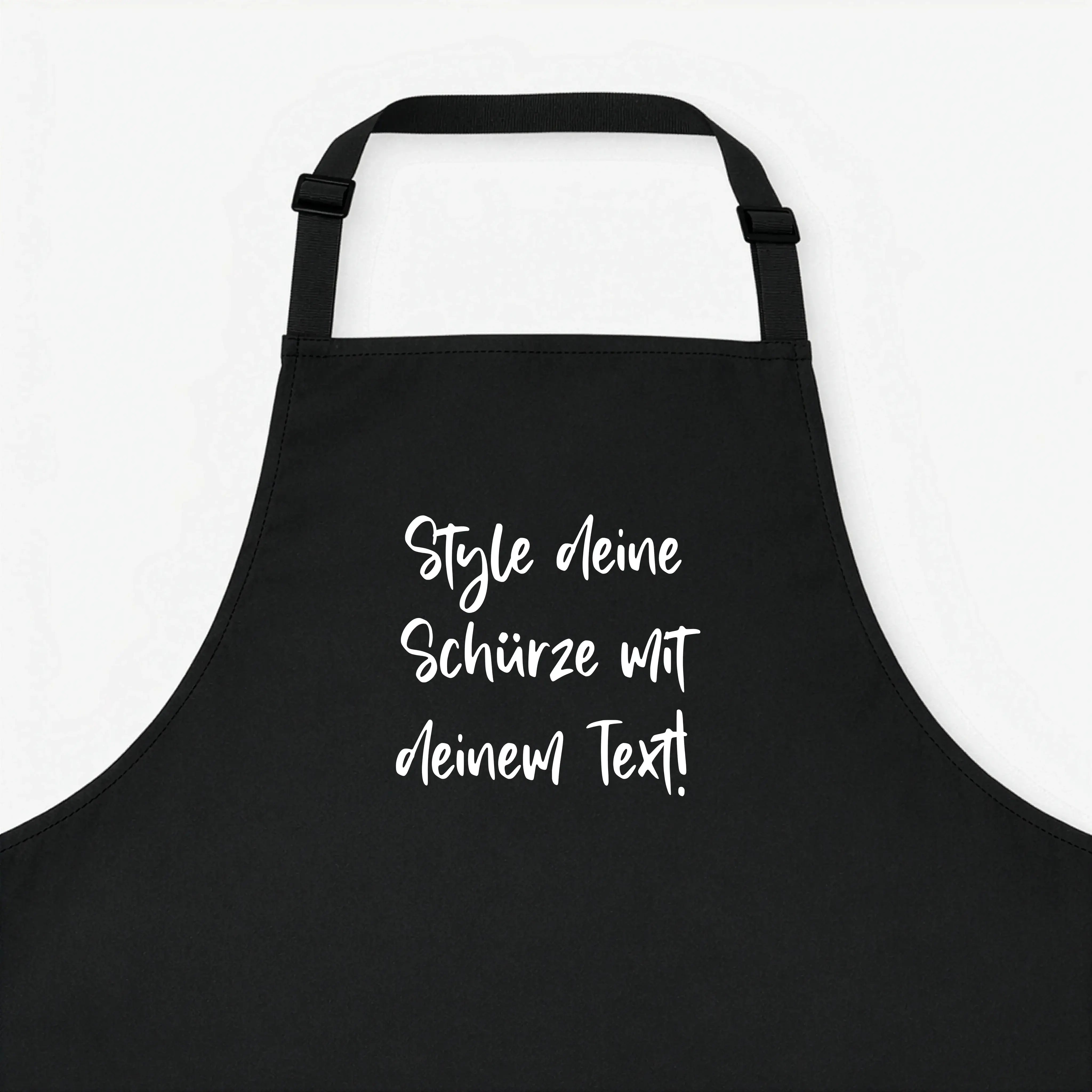 Kochschürze Eigener Text-Kochschürze-famprints-Kochschürze Eigener Text ist die perfekte Wahl, wenn du beim Kochen, Backen oder Grillen etwas Persönliches tragen möchtest. Bei famprints gestaltest du deine Schürze mit deinem Wunschtext und machst daraus e