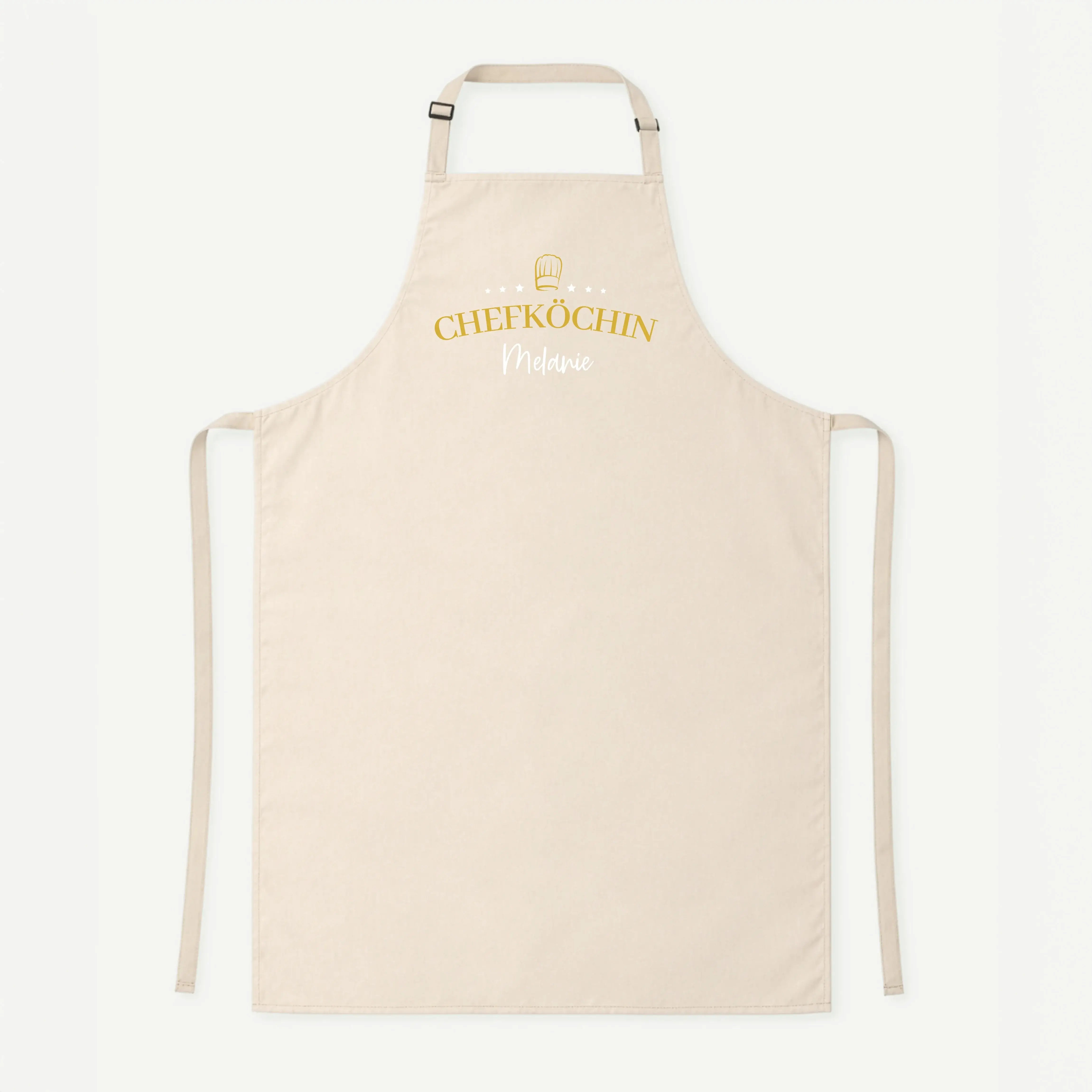 Kochschürze Chefköchin Sterne-Kochschürze-famprints-Diese Kochschürze Chefköchin Sterne ist mehr als ein praktisches Küchenaccessoire. Sie macht aus jedem Kochmoment ein persönliches Statement. Das Design kombiniert den eleganten Schriftzug Chefköchin mit