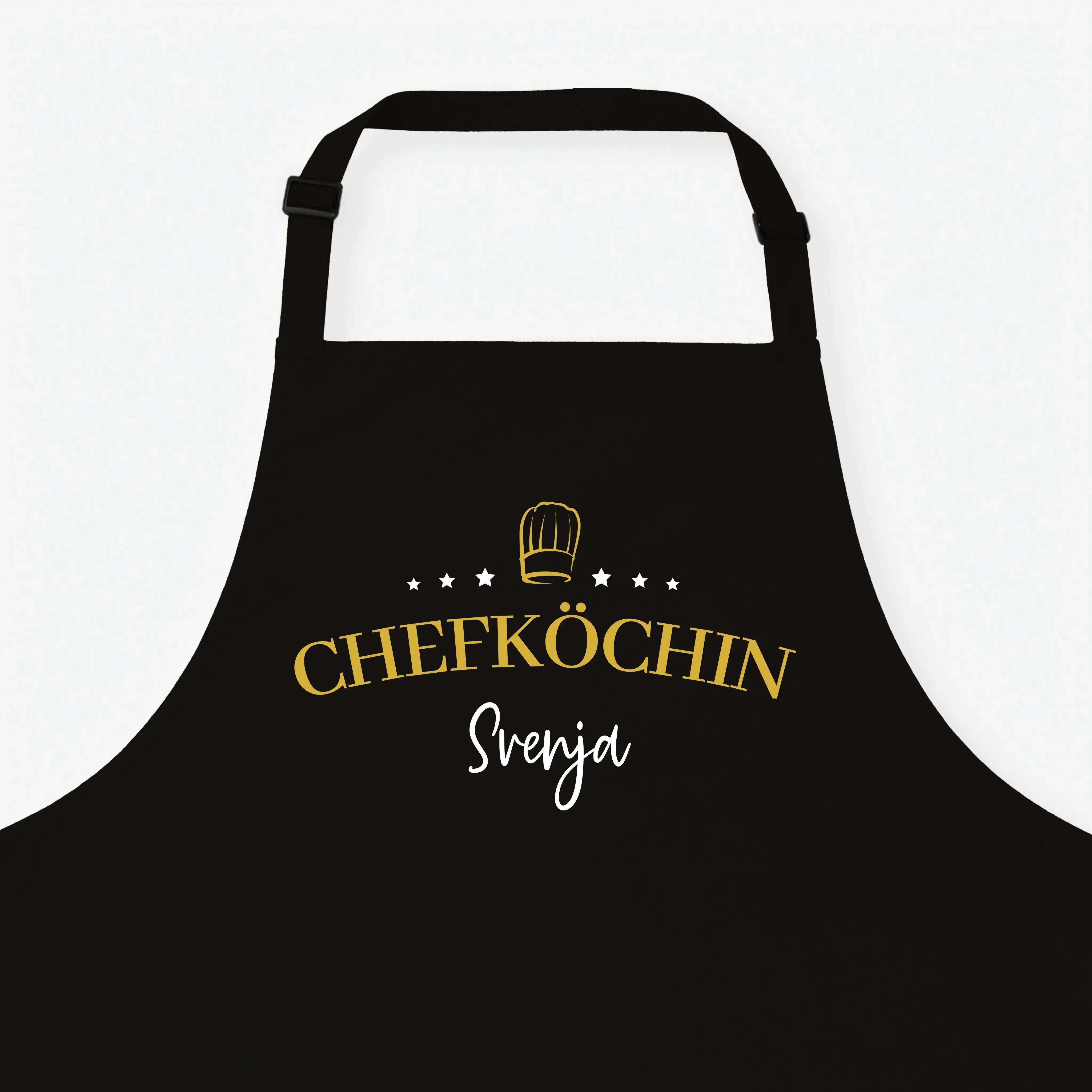 Kochschürze Chefköchin Sterne-Kochschürze-famprints-Diese Kochschürze Chefköchin Sterne ist mehr als ein praktisches Küchenaccessoire. Sie macht aus jedem Kochmoment ein persönliches Statement. Das Design kombiniert den eleganten Schriftzug Chefköchin mit