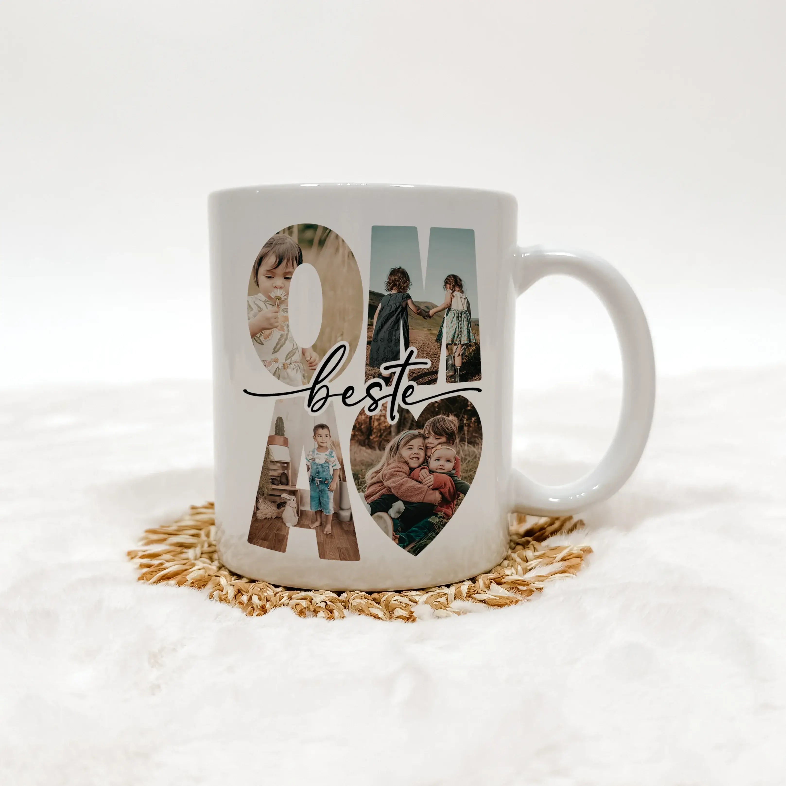 Tasse beste Oma - Keramik Tasse - famprints - Entdecke die Tasse "bester Oma" – das perfekte Geschenk, das sofort Freude bereitet und ein Lächeln auf das Gesicht deiner Oma zaubert. Mit dieser personalisierten Keramiktasse schaffst du eine emotionale Verb