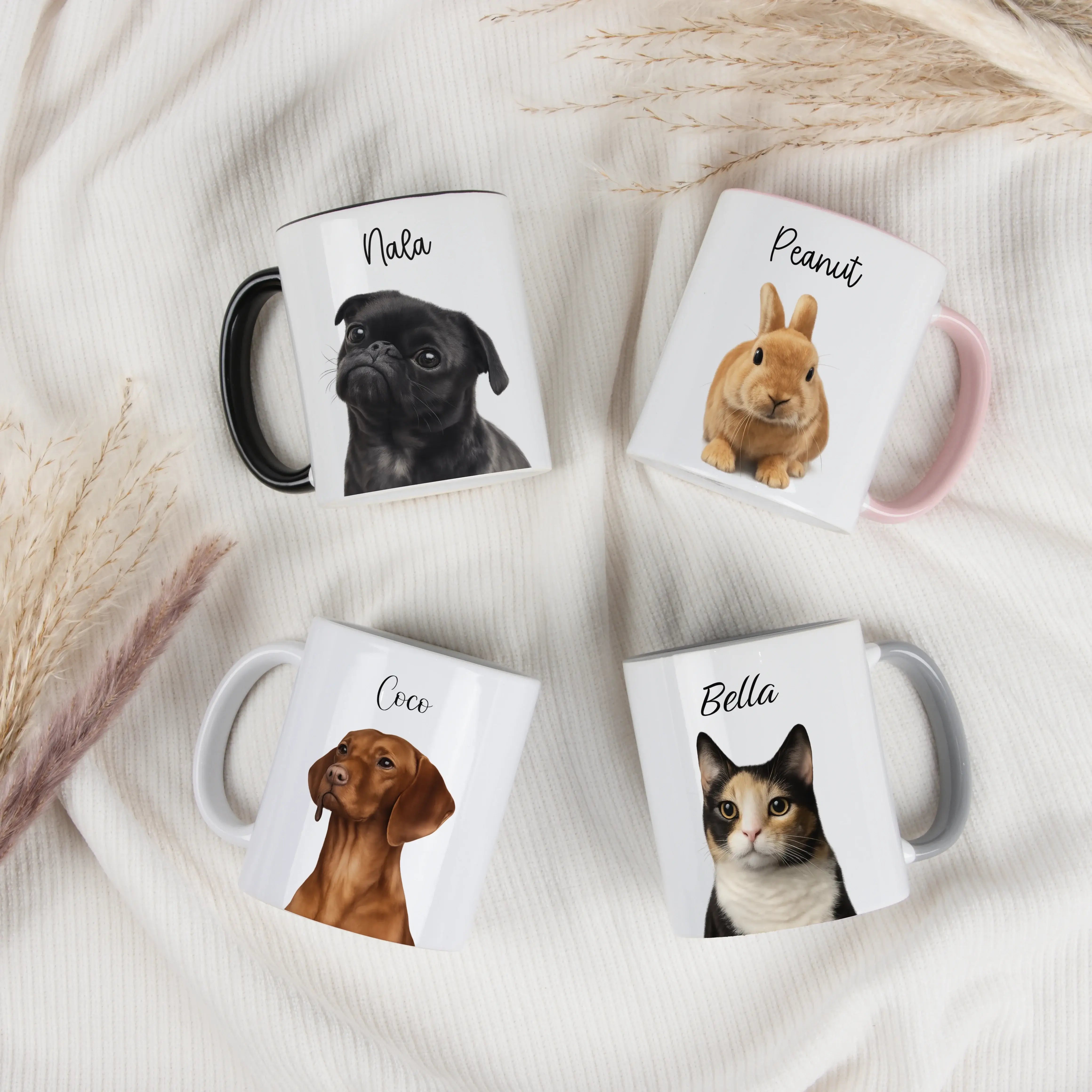 Tasse Haustier-Keramik Tasse-famprints-Tasse Haustier von famprints verwandelt dein Lieblingsfoto in ein persönliches Alltagsprodukt mit Bedeutung. Ob Hund, Katze, Kaninchen, Pferd oder ein anderes Haustier: Du lädst einfach dein Foto hoch und gestaltest