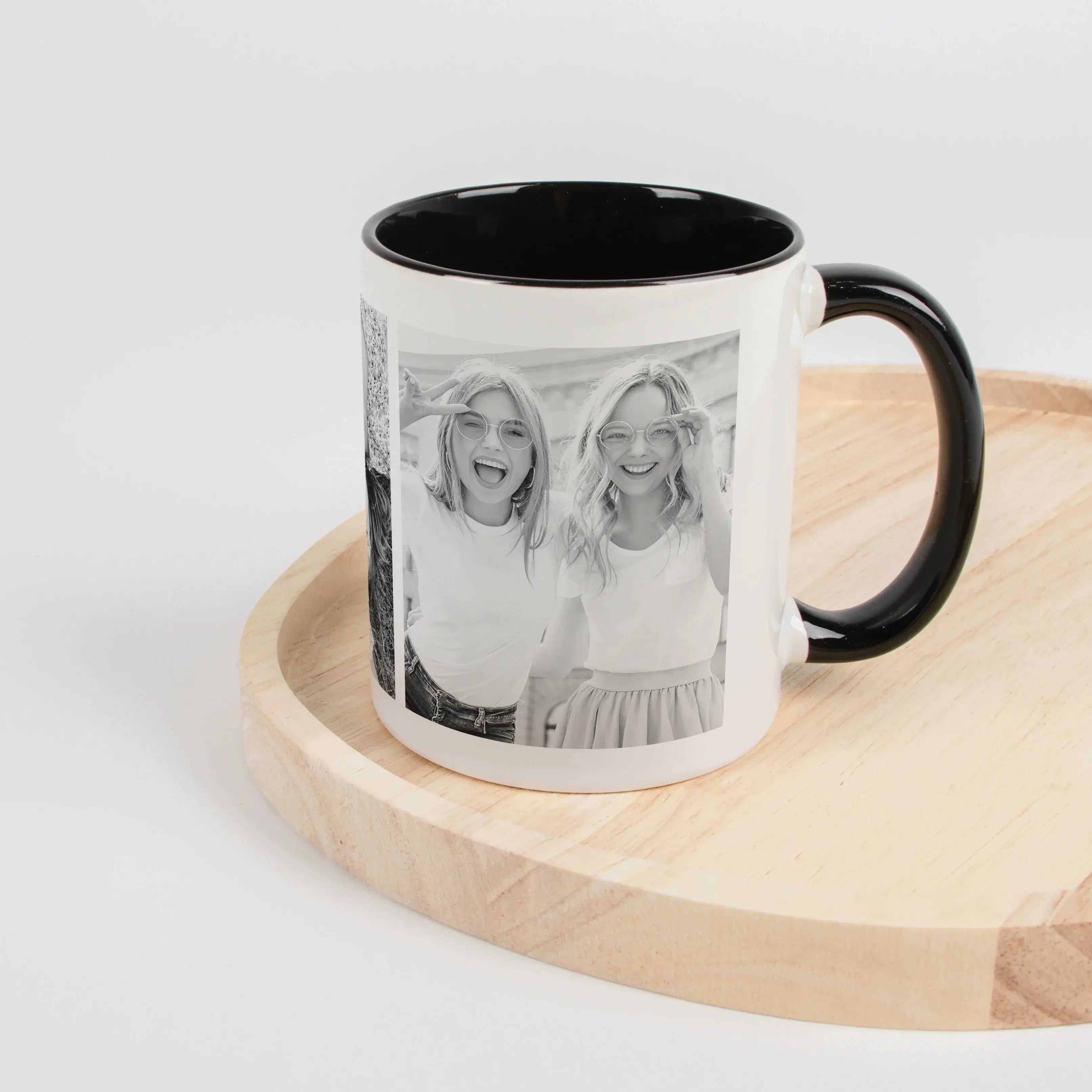 Tasse Foto Three-Keramik Tasse-famprints-Die Tasse Foto Three von famprints verwandelt deine schönsten Momente in eine persönliche Fototasse mit Charakter. Gestalte deine individuelle Kaffeetasse ganz einfach mit drei eigenen Bildern und erstelle eine har