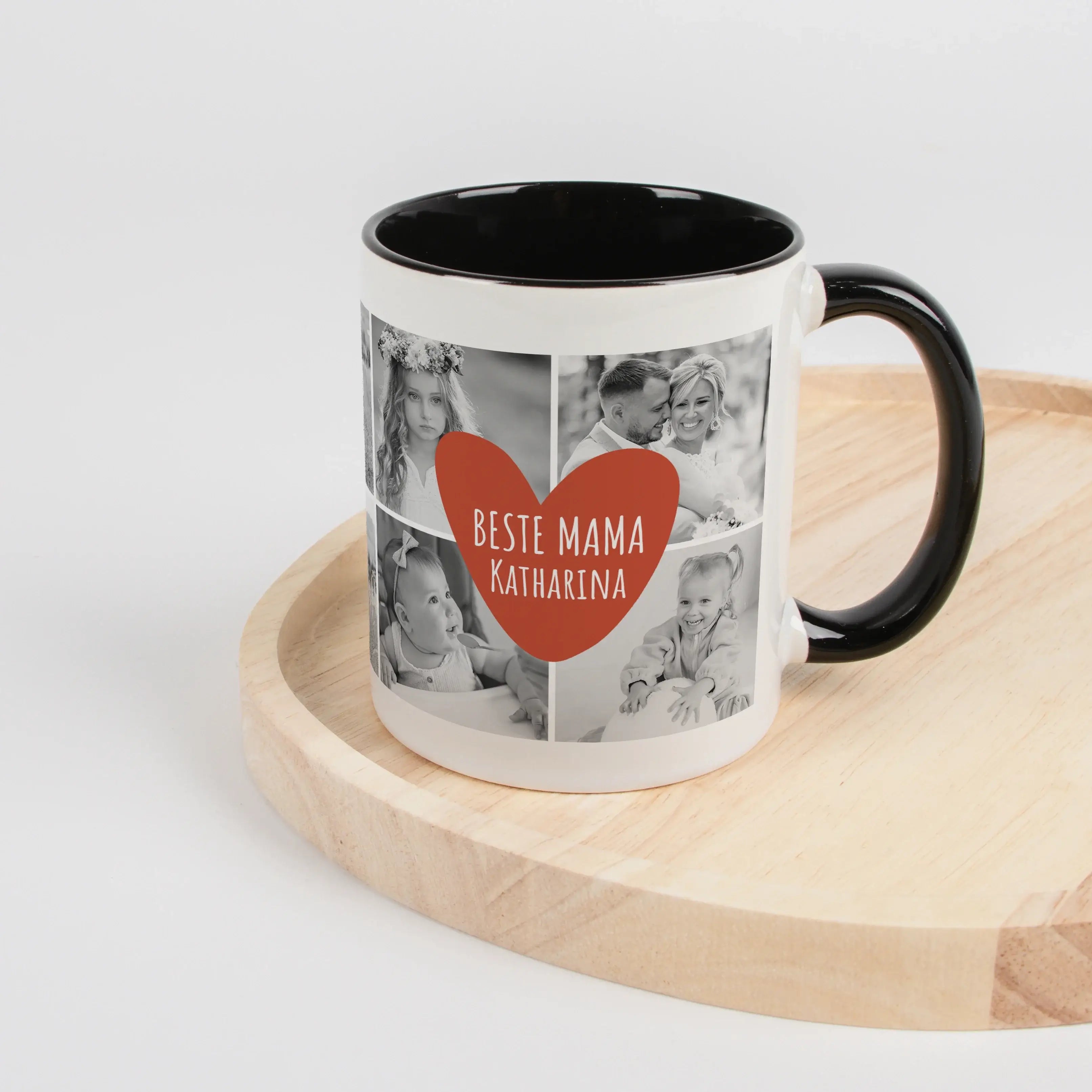Tasse Foto beste Mama-Keramik Tasse-famprints-Tasse Foto beste Mama ist mehr als nur eine Fototasse – sie ist dein persönliches Geschenk für einen ganz besonderen Menschen. Gestalte die Keramiktasse mit 10 eigenen Fotos und erschaffe eine individuelle Col