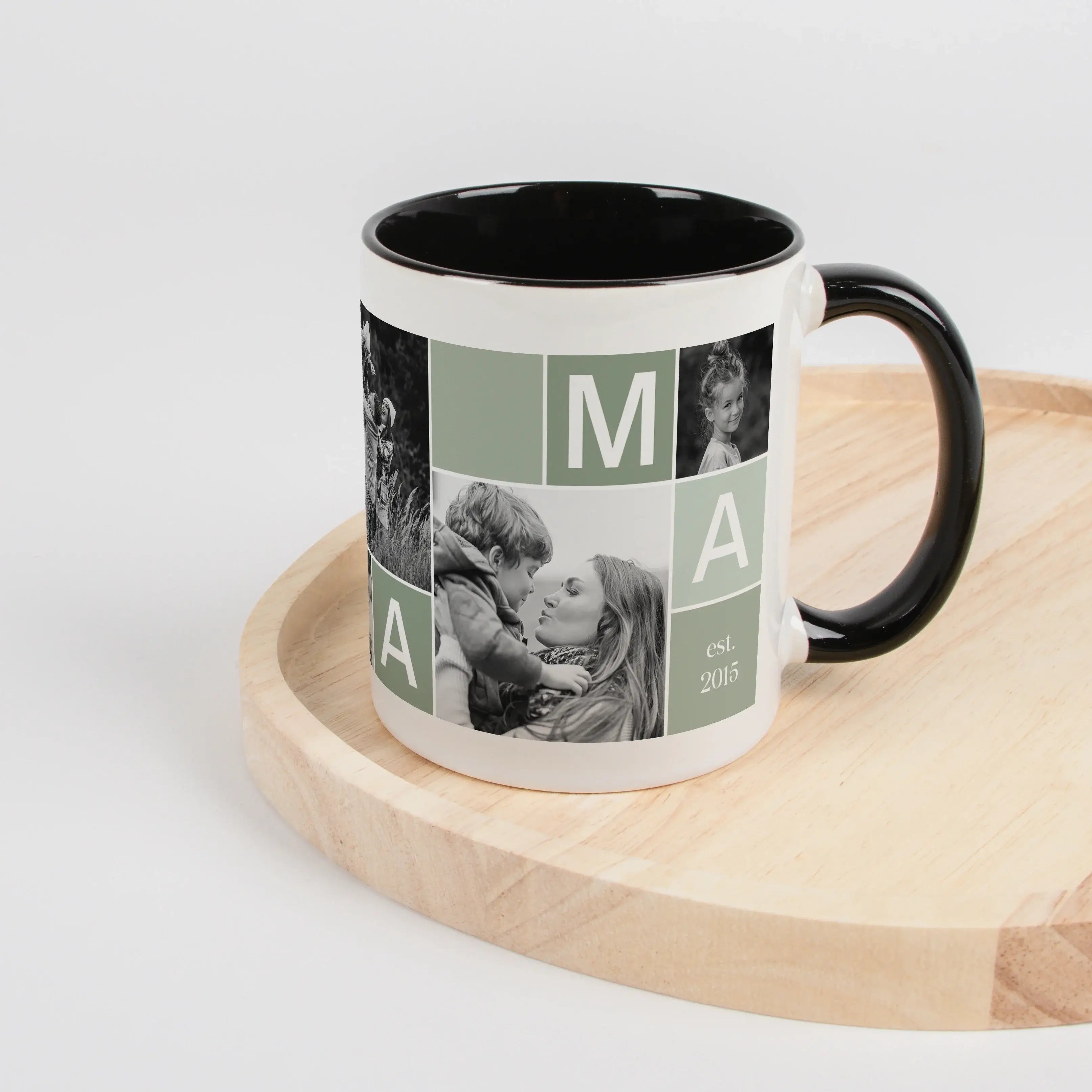 Fototasse Mama-Keramik Tasse-famprints-Die Fototasse Mama von famprints macht aus besonderen Momenten ein persönliches Geschenk. Du gestaltest sie ganz einfach selbst mit bis zu fünf eigenen Fotos und erschaffst damit eine individuelle Erinnerung für den