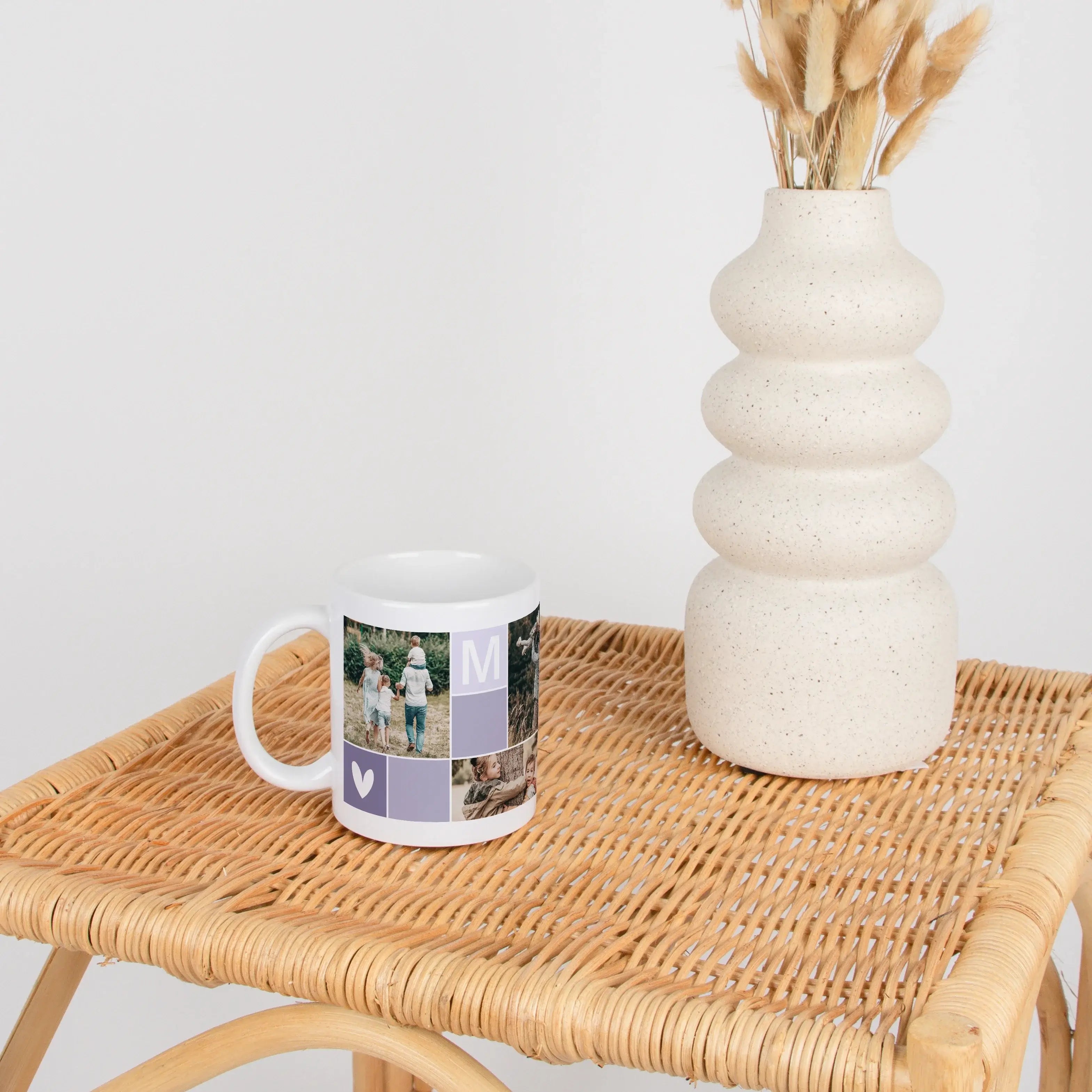 Fototasse Mama-Keramik Tasse-famprints-Die Fototasse Mama von famprints macht aus besonderen Momenten ein persönliches Geschenk. Du gestaltest sie ganz einfach selbst mit bis zu fünf eigenen Fotos und erschaffst damit eine individuelle Erinnerung für den