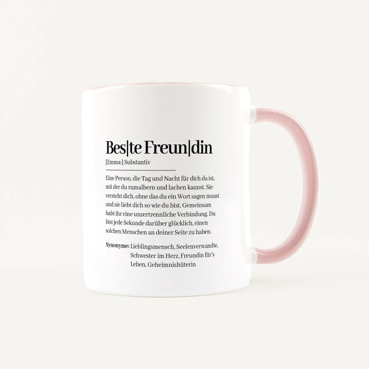 Tasse Definition Beste Freundin-Keramik Tasse-famprints-personalisiertes-geschenk