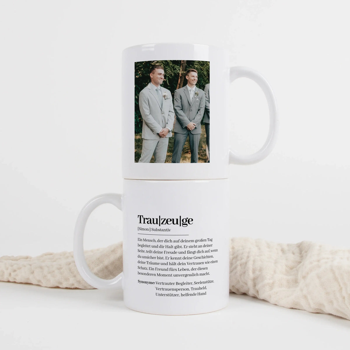 Tasse Definition Trauzeuge-Keramik Tasse-famprints-personalisiertes-Geschenk