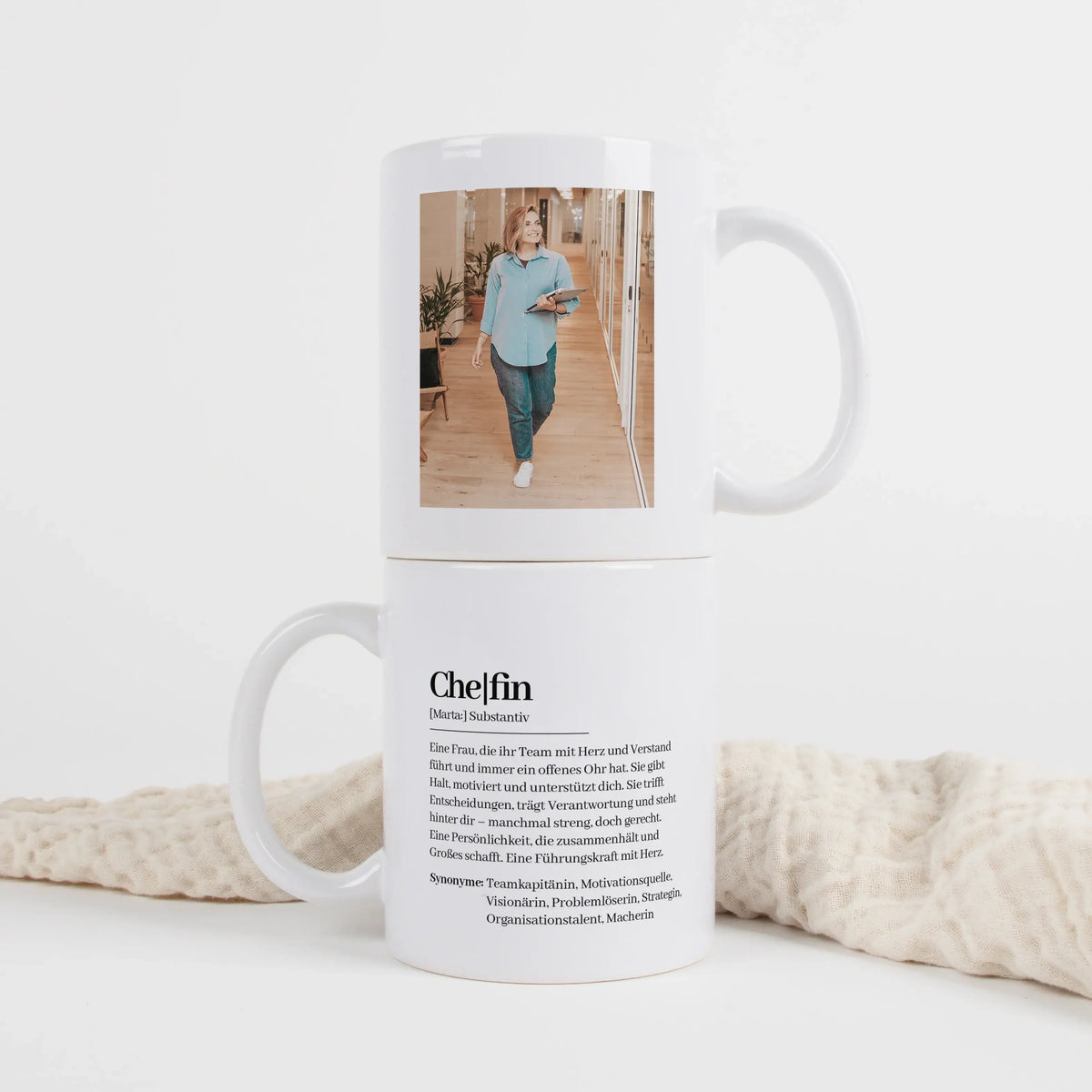Tasse Definition Chefin-Keramik Tasse-famprints-personalisiertes-Geschenk