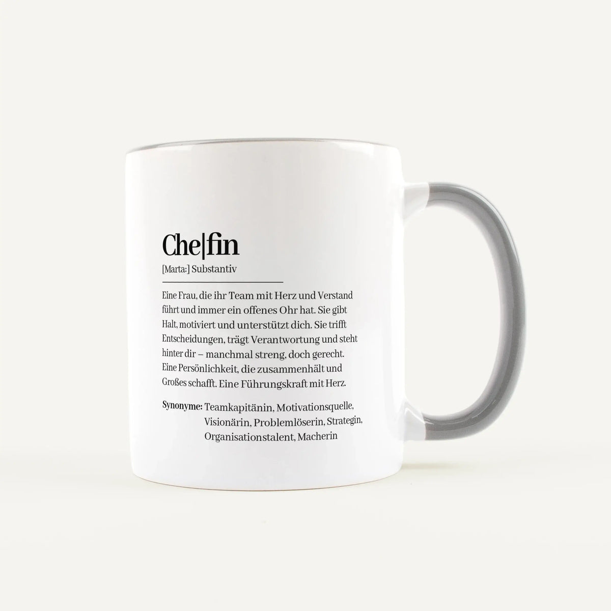 Tasse Definition Chefin-Keramik Tasse-famprints-personalisiertes-Geschenk
