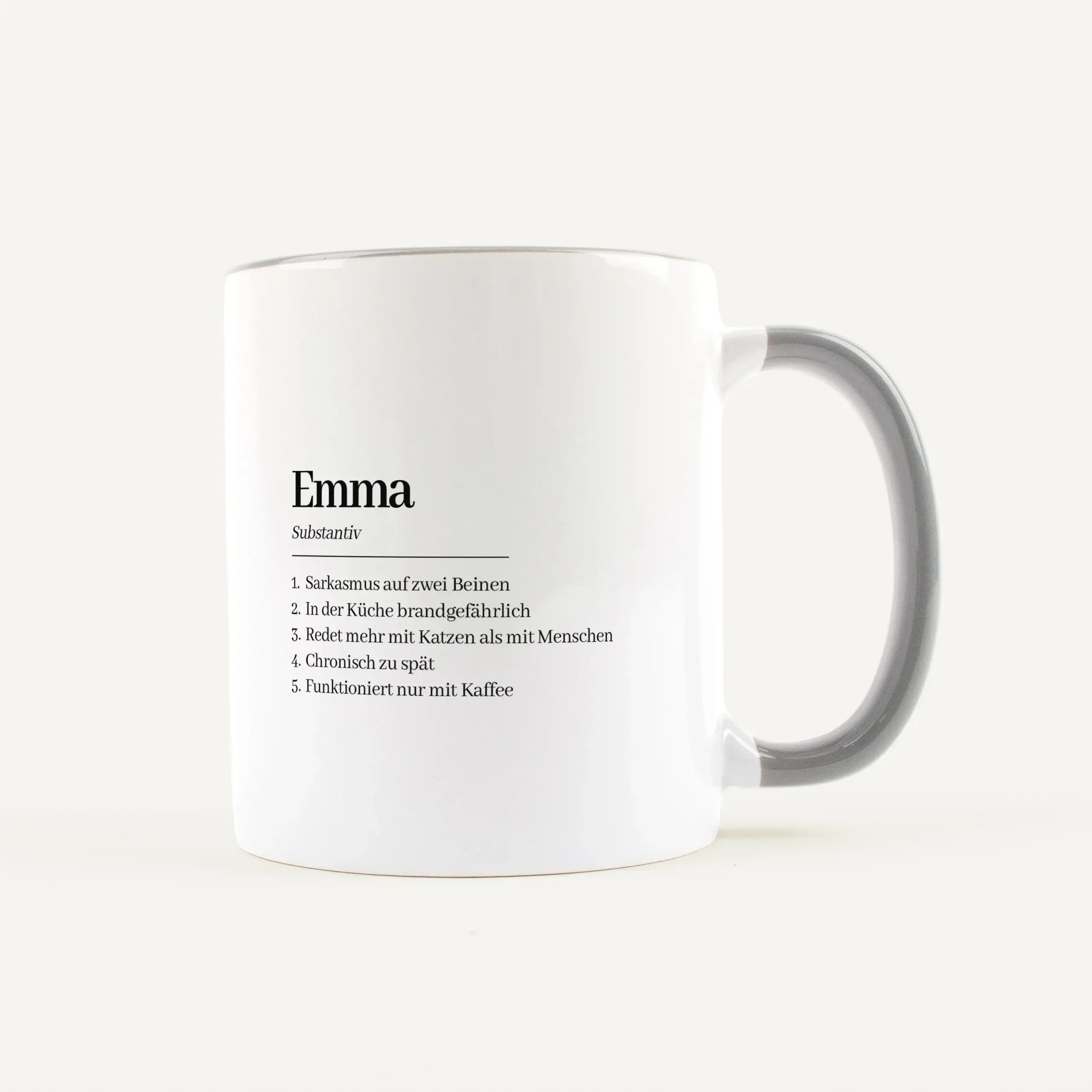 Namen Tasse Definition-Keramik Tasse-famprints-Die Namen Tasse Definition ist mehr als nur eine Tasse für Kaffee oder Tee. Du gestaltest hier eine persönliche Tasse mit Namen, die genau zu einem Menschen passt, den du überraschen möchtest. Unter dem Namen