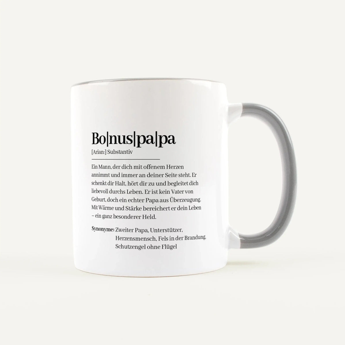 Tasse Definition Bonuspapa-Keramik Tasse-famprints-personalisiertes-Geschenk