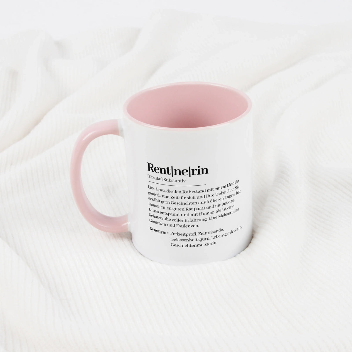 Tasse Definition Rentnerin-Keramik Tasse-personalisiertes-geschenk