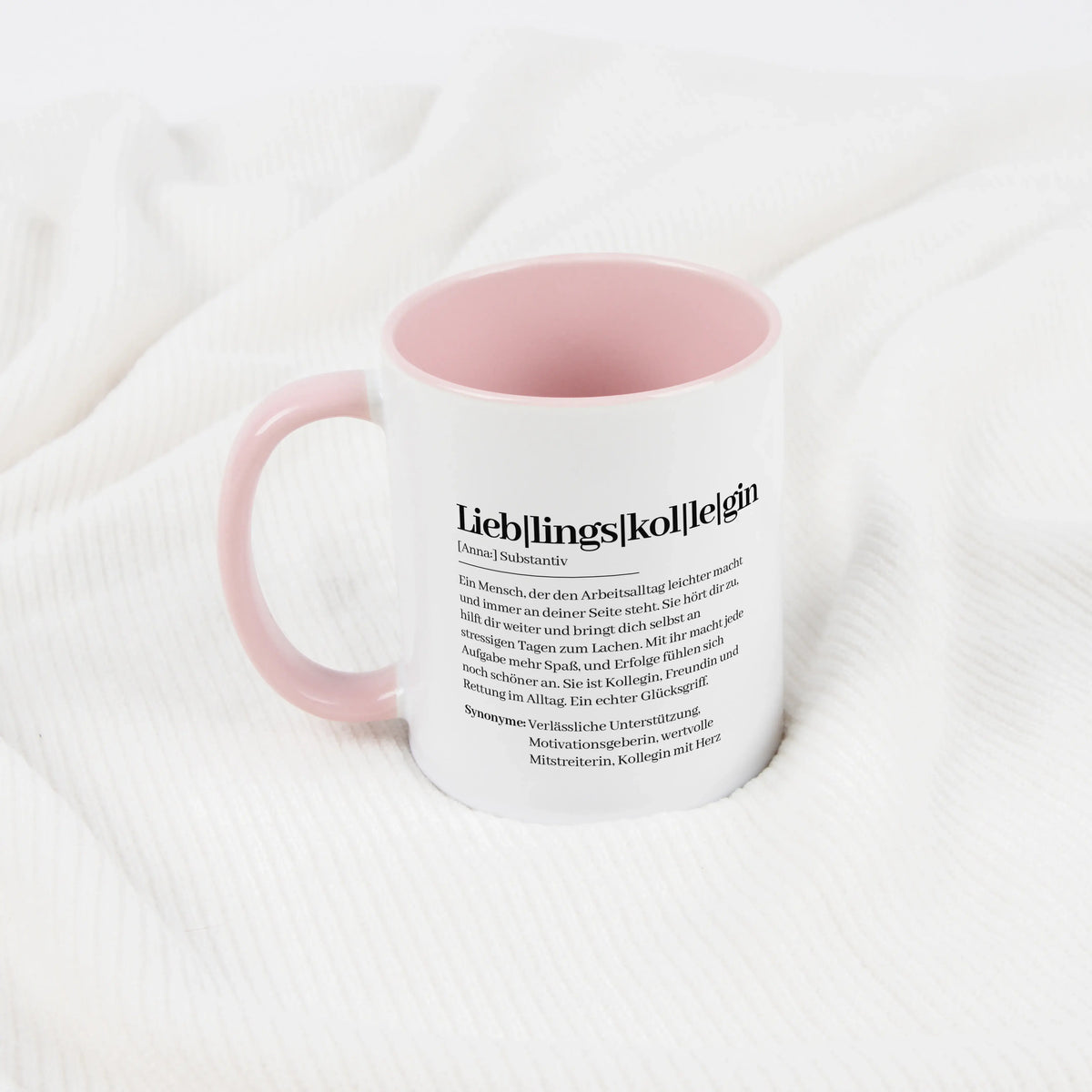 Tasse Definition Lieblingskollegin - Keramik Tasse - Personalisiertes Geschenk Kollegin Arbeitskollegin