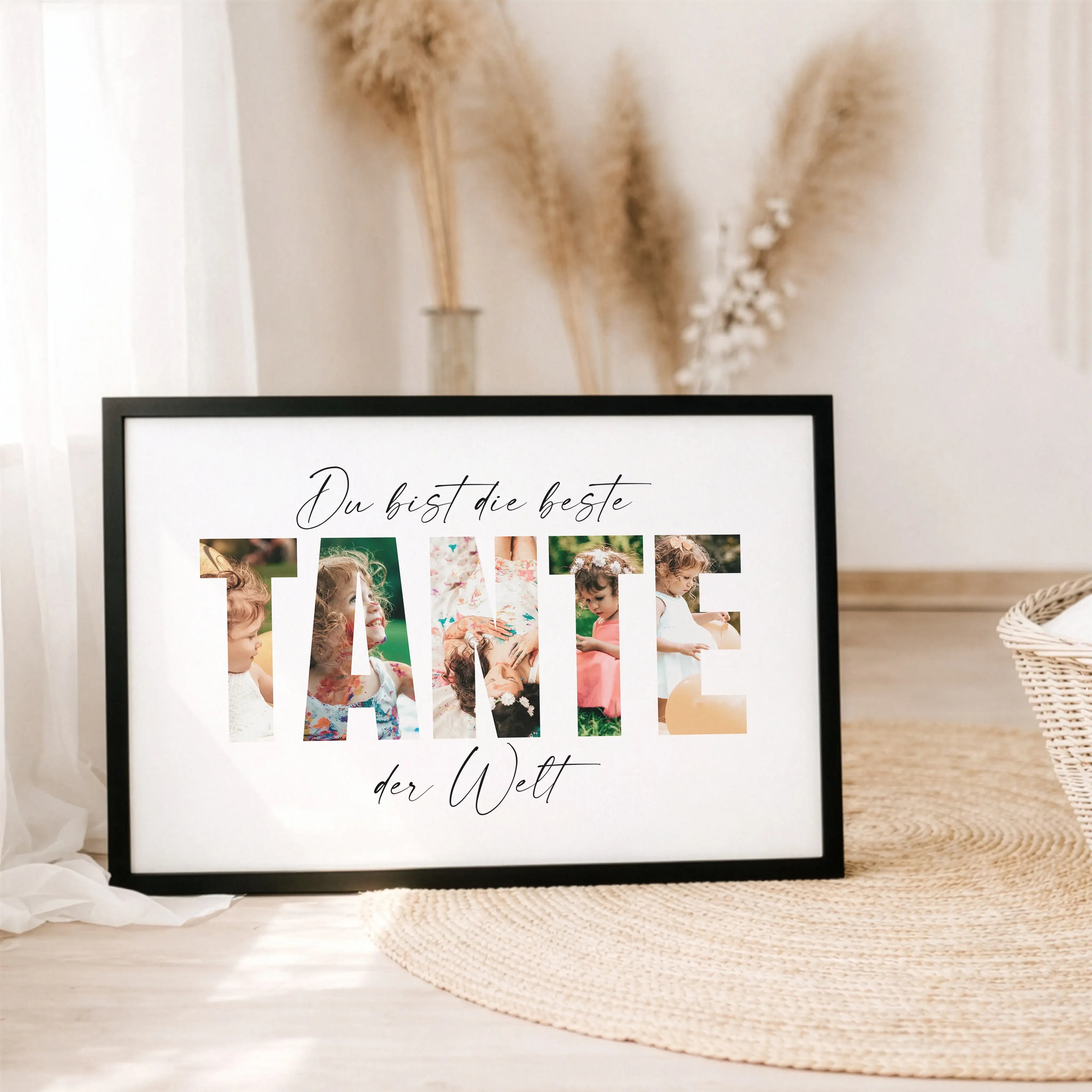 Beste Tante Poster-Personalisiertes Poster-famprints-Das Beste Tante Poster von famprints ist eine persönliche Geschenkidee für Menschen, die mehr sagen möchten als nur Danke. Das individuell gestaltbare Poster verbindet moderne Typografie mit deinen eige