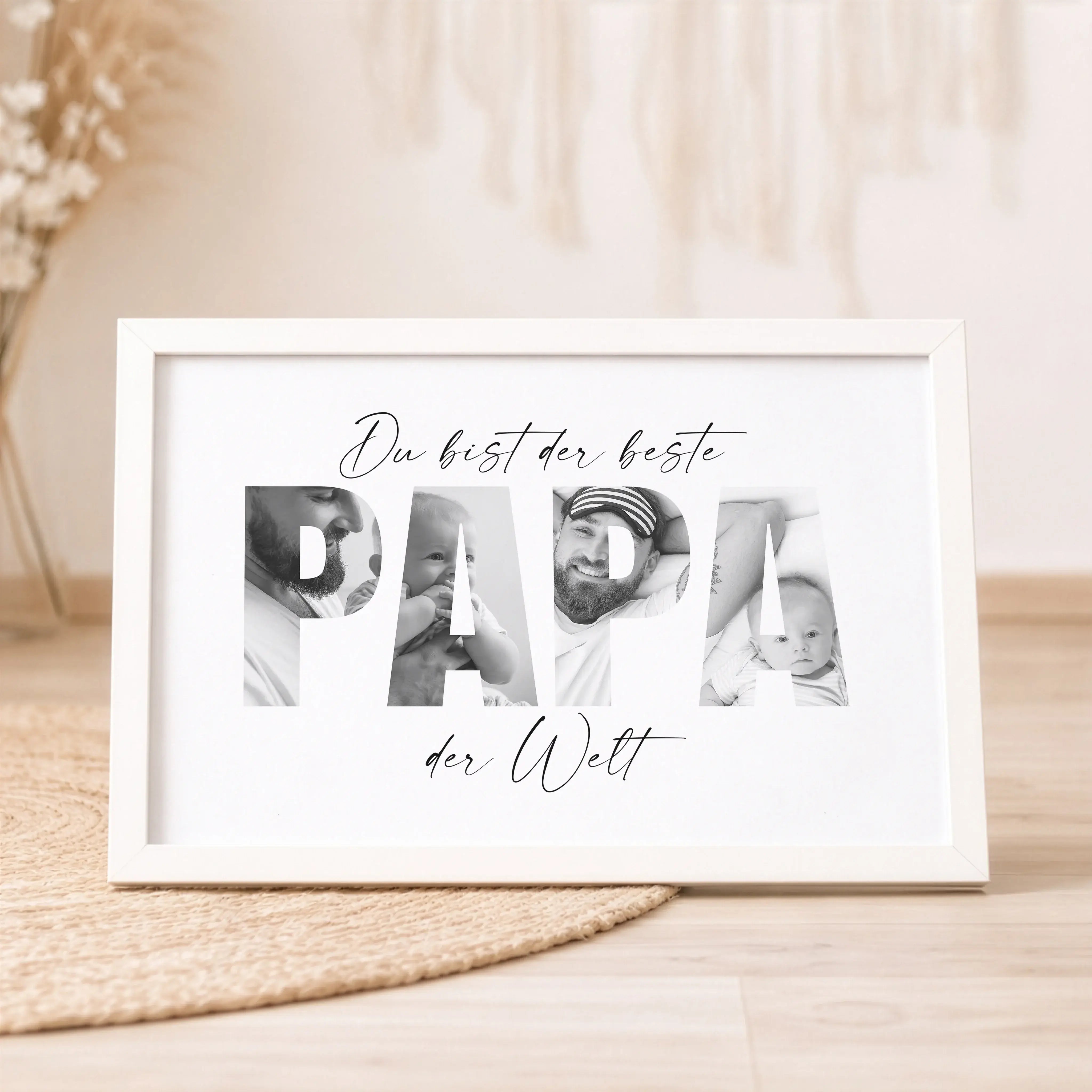 Bester Papa Poster-Personalisiertes Poster-famprints-Das Bester Papa Poster von famprints ist ein persönliches Geschenk für Papa, das echte Bedeutung hat und im Alltag sichtbar bleibt. Ob zum Vatertag, Geburtstag oder einfach als liebevolle Überraschung z