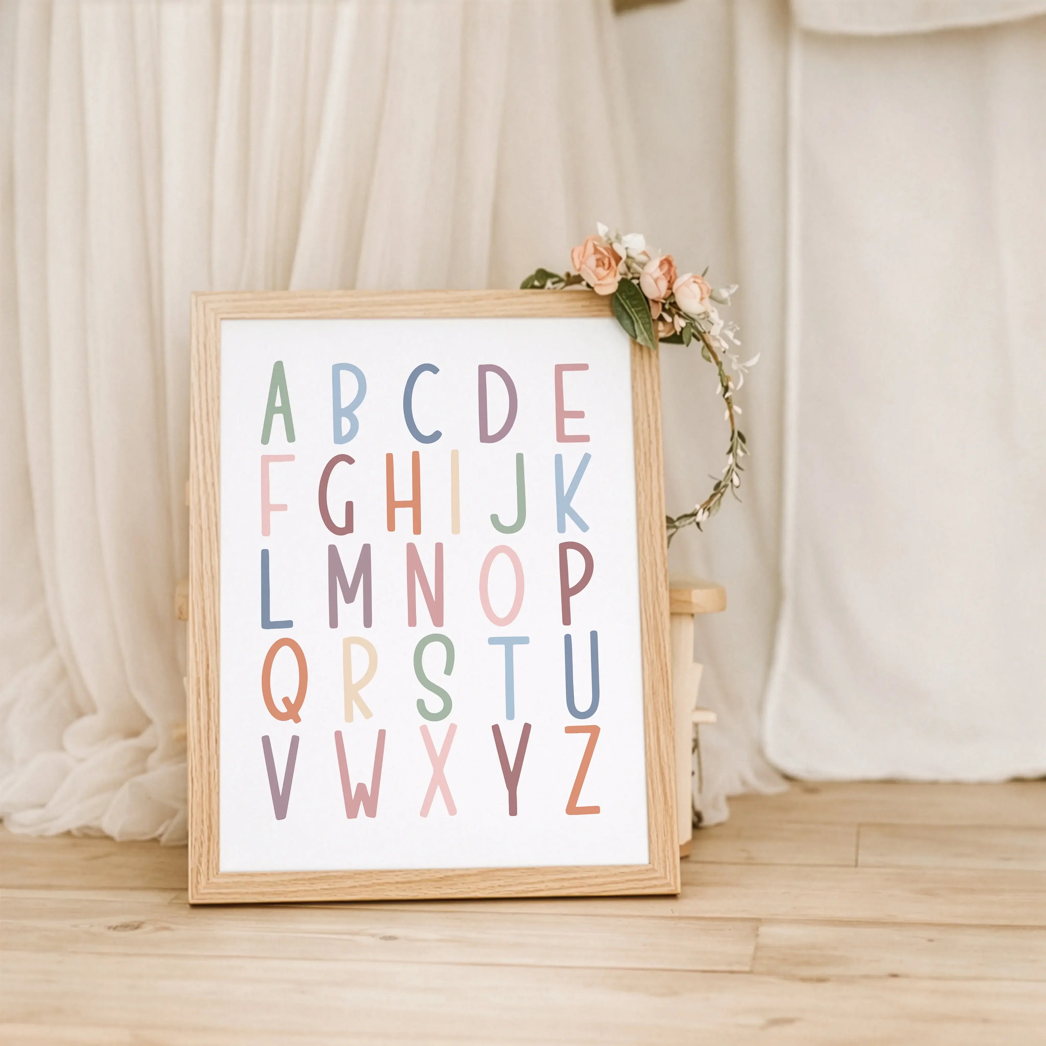 Alphabet Poster-Poster-famprints-Mit dem Alphabet Poster von famprints bringst du spielerisches Lernen und stilvolle Wanddekoration zusammen. Das liebevoll gestaltete ABC Poster hilft Kindern dabei, Buchstaben zu erkennen, Laute zuzuordnen und erste Wörte