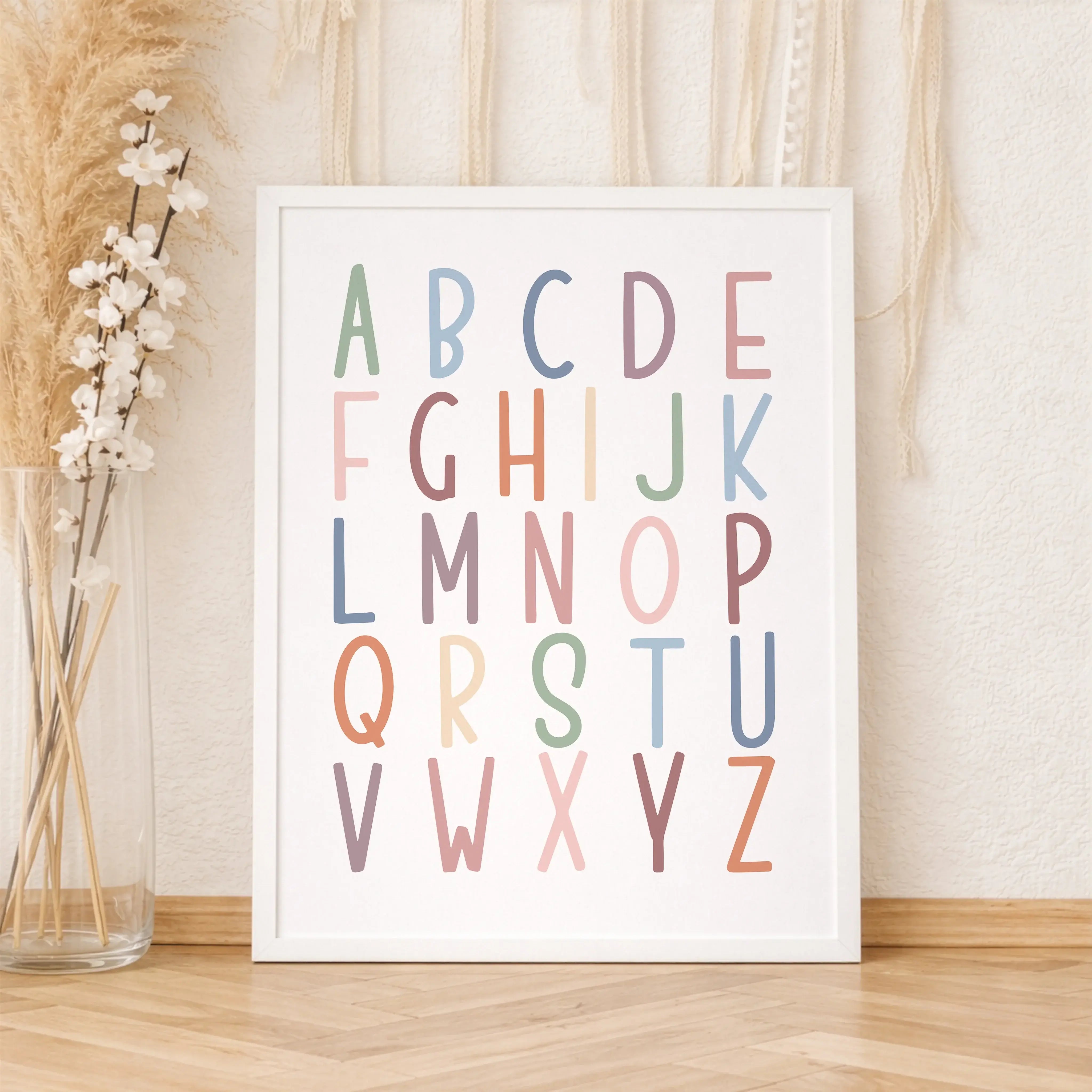 Alphabet Poster-Poster-famprints-Mit dem Alphabet Poster von famprints bringst du spielerisches Lernen und stilvolle Wanddekoration zusammen. Das liebevoll gestaltete ABC Poster hilft Kindern dabei, Buchstaben zu erkennen, Laute zuzuordnen und erste Wörte