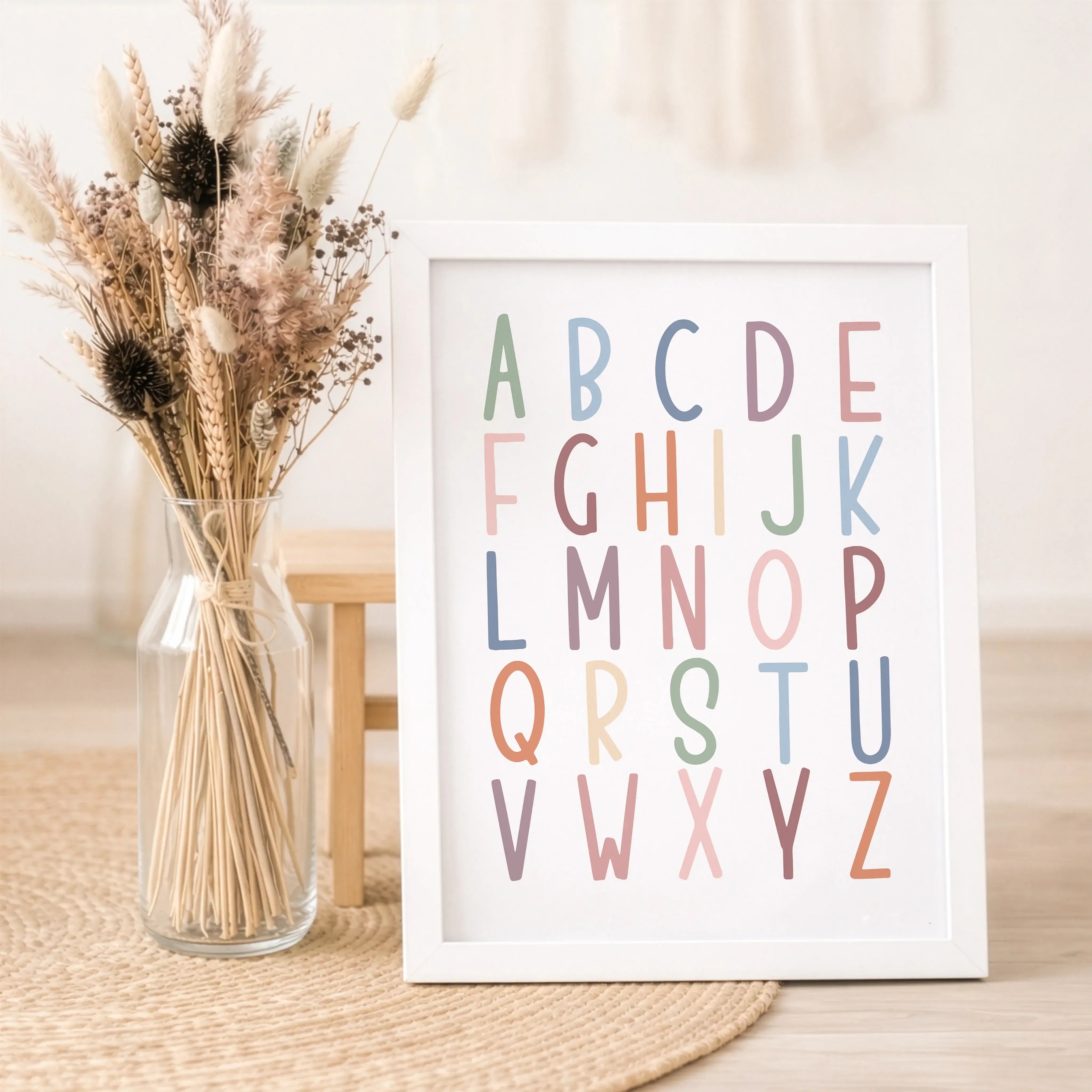Alphabet Poster-Poster-famprints-Mit dem Alphabet Poster von famprints bringst du spielerisches Lernen und stilvolle Wanddekoration zusammen. Das liebevoll gestaltete ABC Poster hilft Kindern dabei, Buchstaben zu erkennen, Laute zuzuordnen und erste Wörte