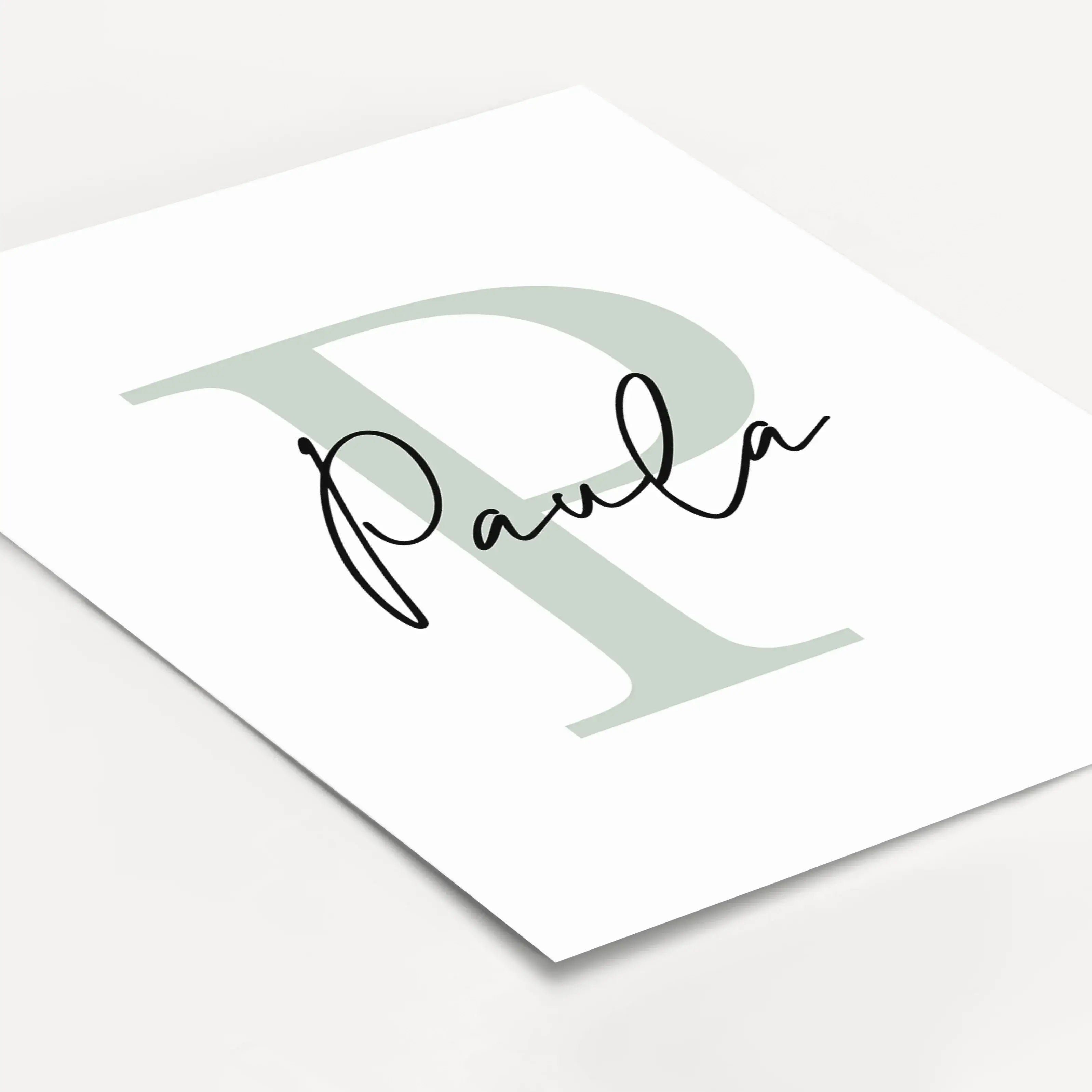 Buchstaben Poster mit Namen-famprints-Personalisiertes Poster-Unser Buchstaben Poster mit Namen ist das perfekte Geschenk für Kinder! Personalisiere das Poster mit dem Namen deines Kindes und wähle aus zwei schönen Farben für den Buchstaben. Das Poster is