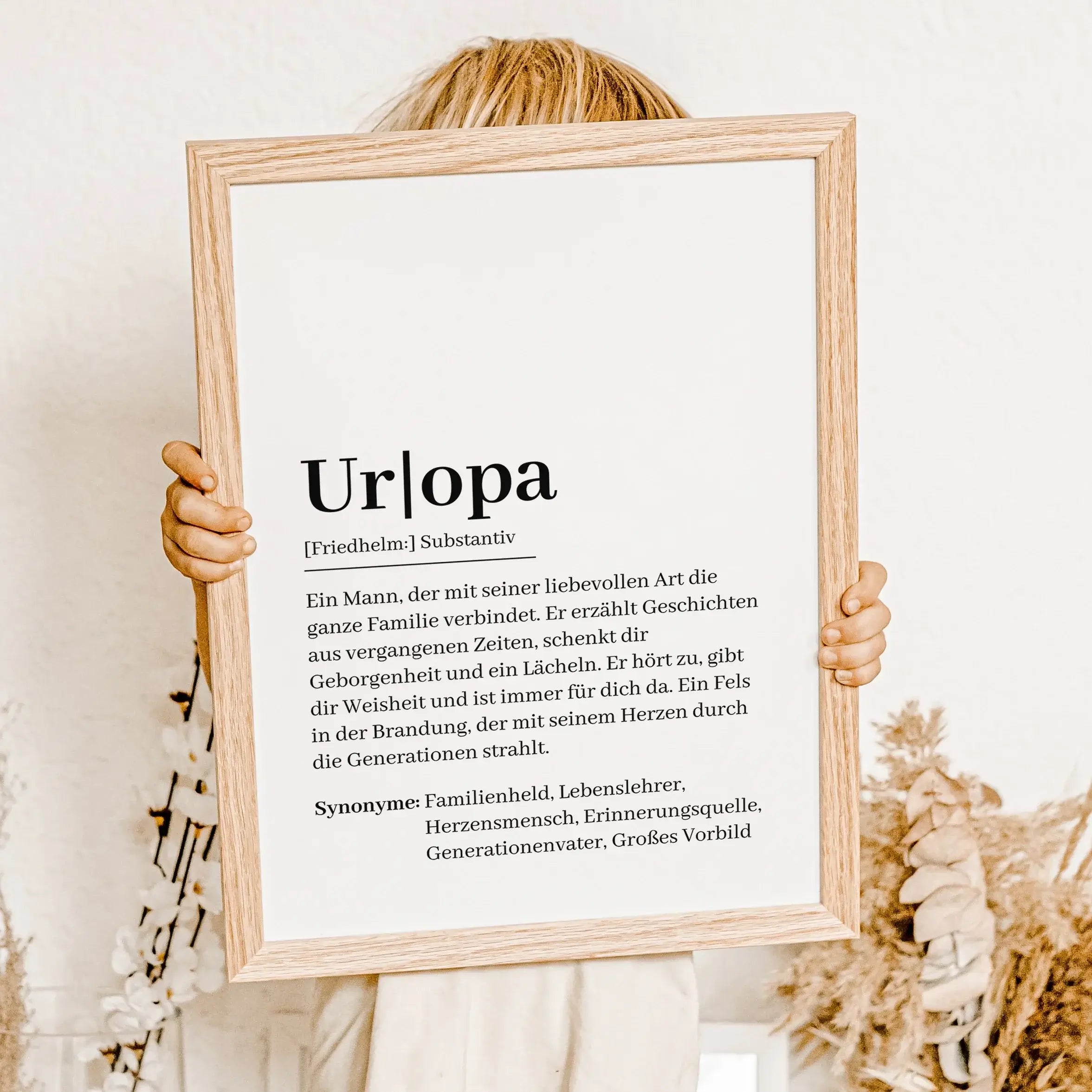 Uropa Definition Poster-Personalisiertes Poster-famprints-Suchst du nach einem besonderen Geschenk für deinen Uropa? Unser Uropa Definition Poster ist die perfekte Wahl! Dieses liebevoll gestaltete Poster zeigt auf einzigartige Weise, wie wundervoll ein U