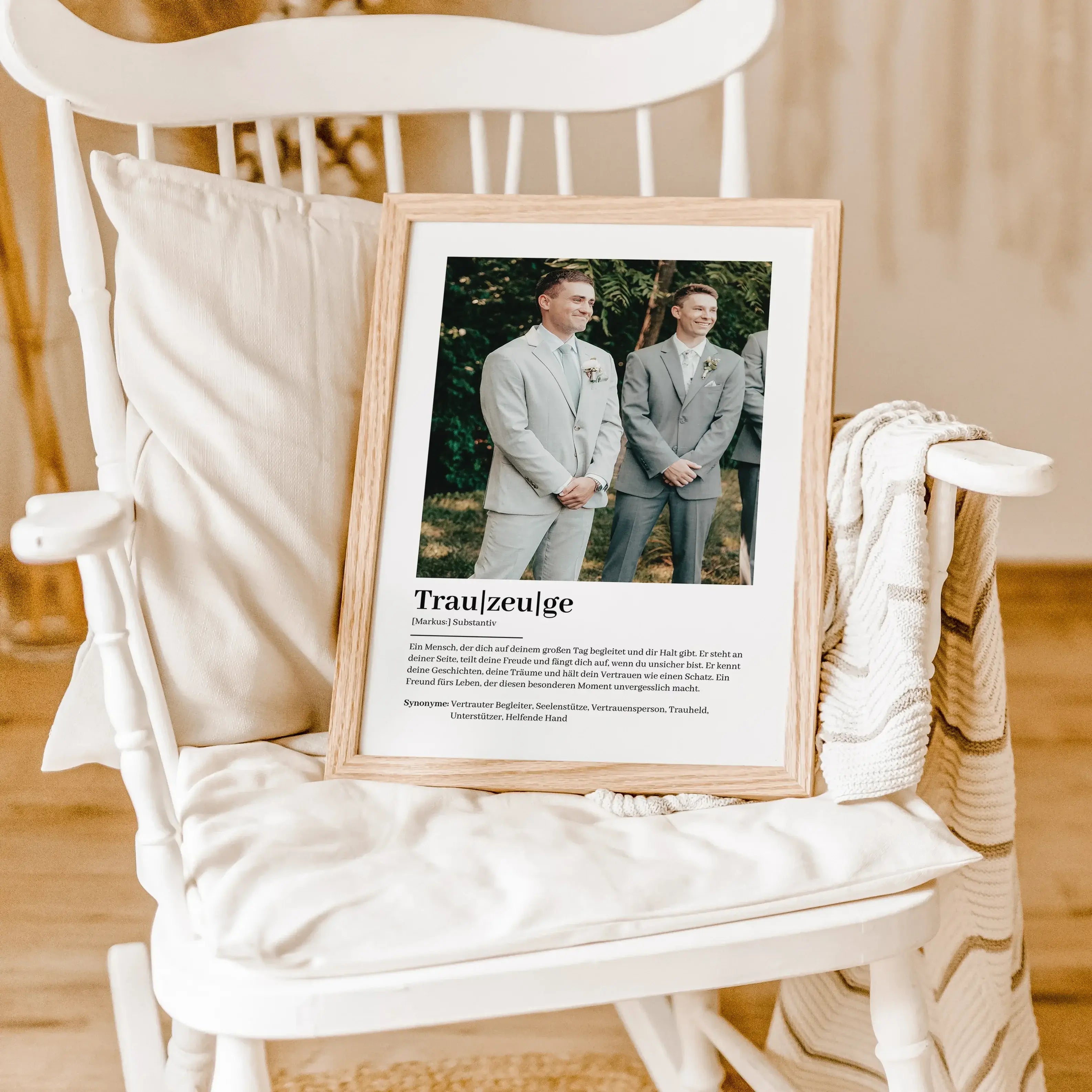 Trauzeuge Definition Poster mit Foto-Personalisiertes Poster-famprints-Suchst du nach einem besonderen Geschenk für deinen Trauzeugen? Unser Trauzeuge Definition Poster mit Foto ist die perfekte Wahl! Dieses liebevoll gestaltete Poster zeigt auf einzigart