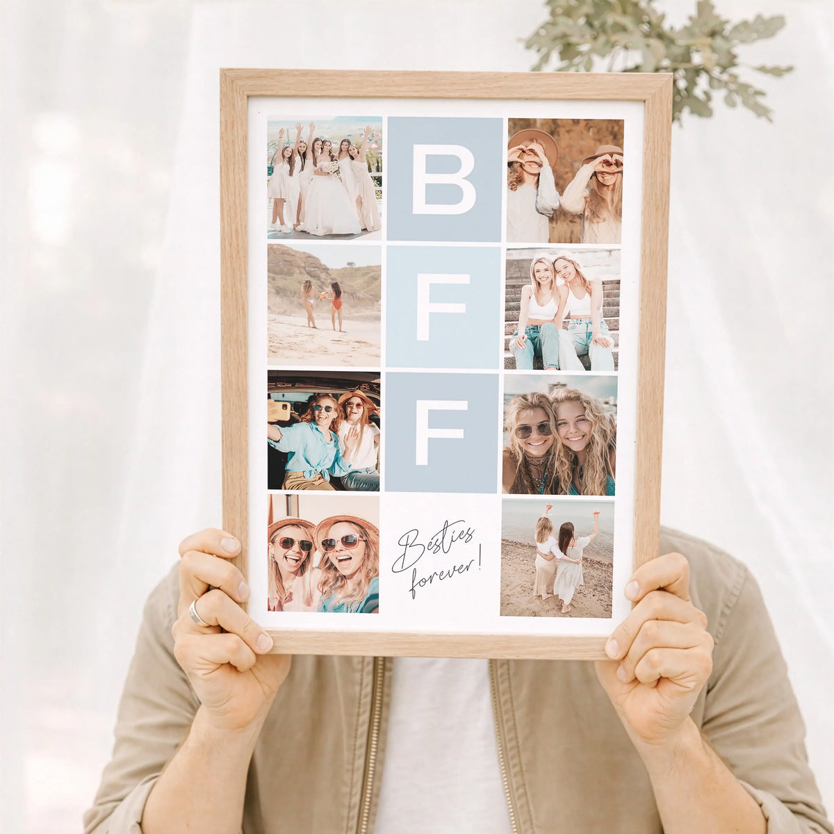 BFF Fotocollage-Personalisiertes Poster-famprints