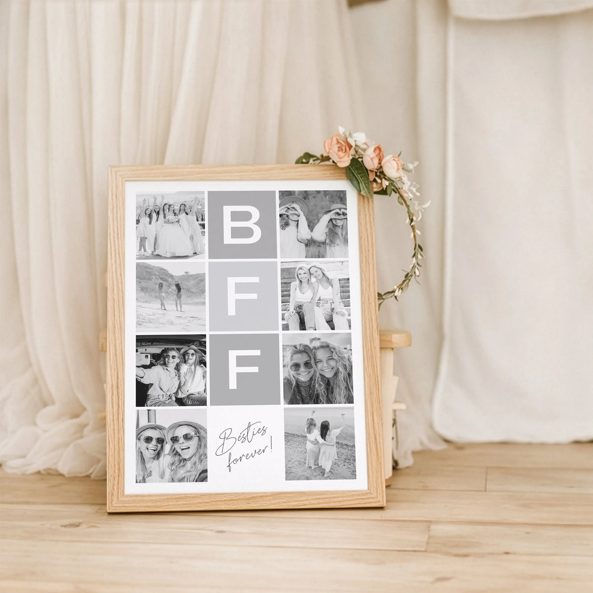BFF Fotocollage-Personalisiertes Poster-famprints