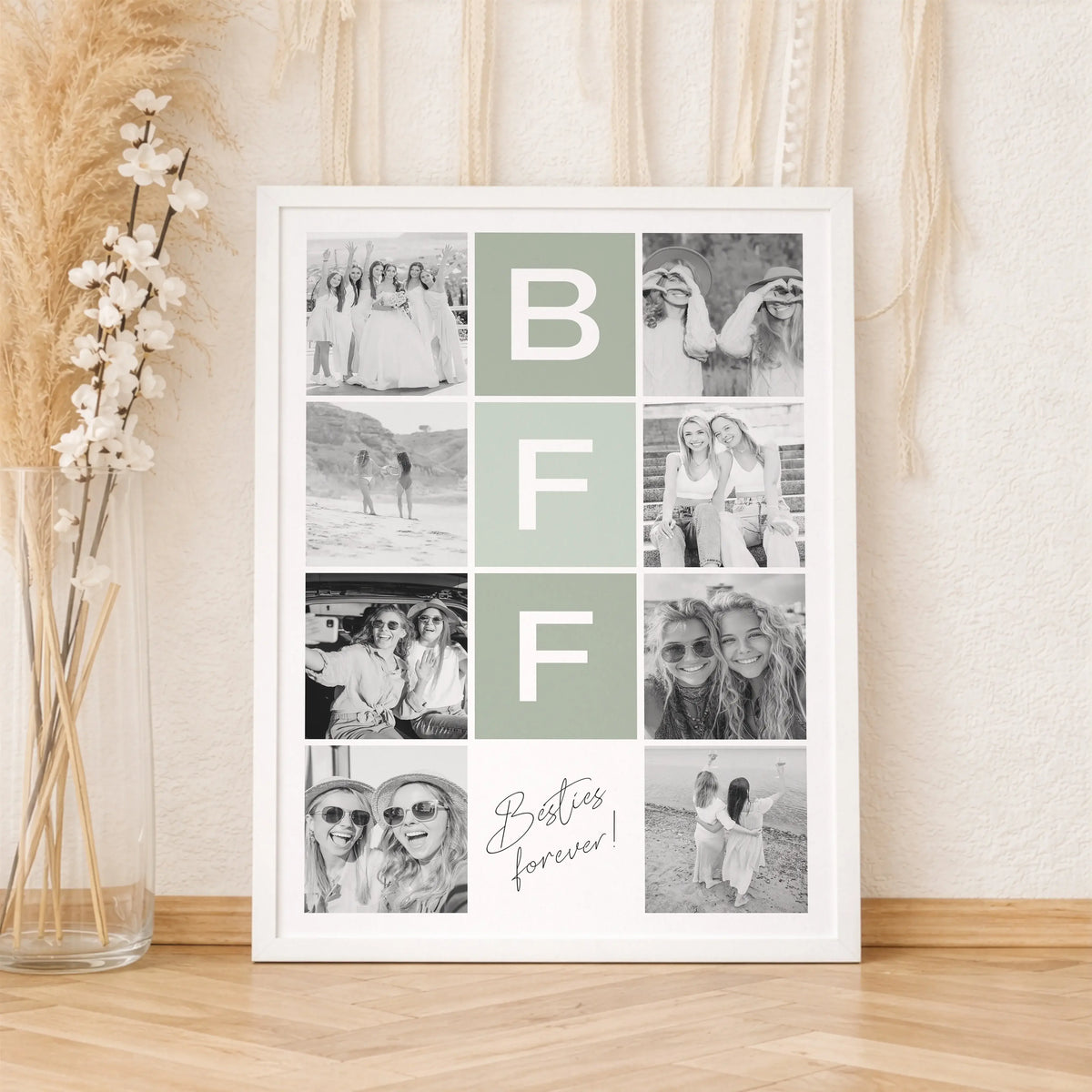 BFF Fotocollage-Personalisiertes Poster-famprints