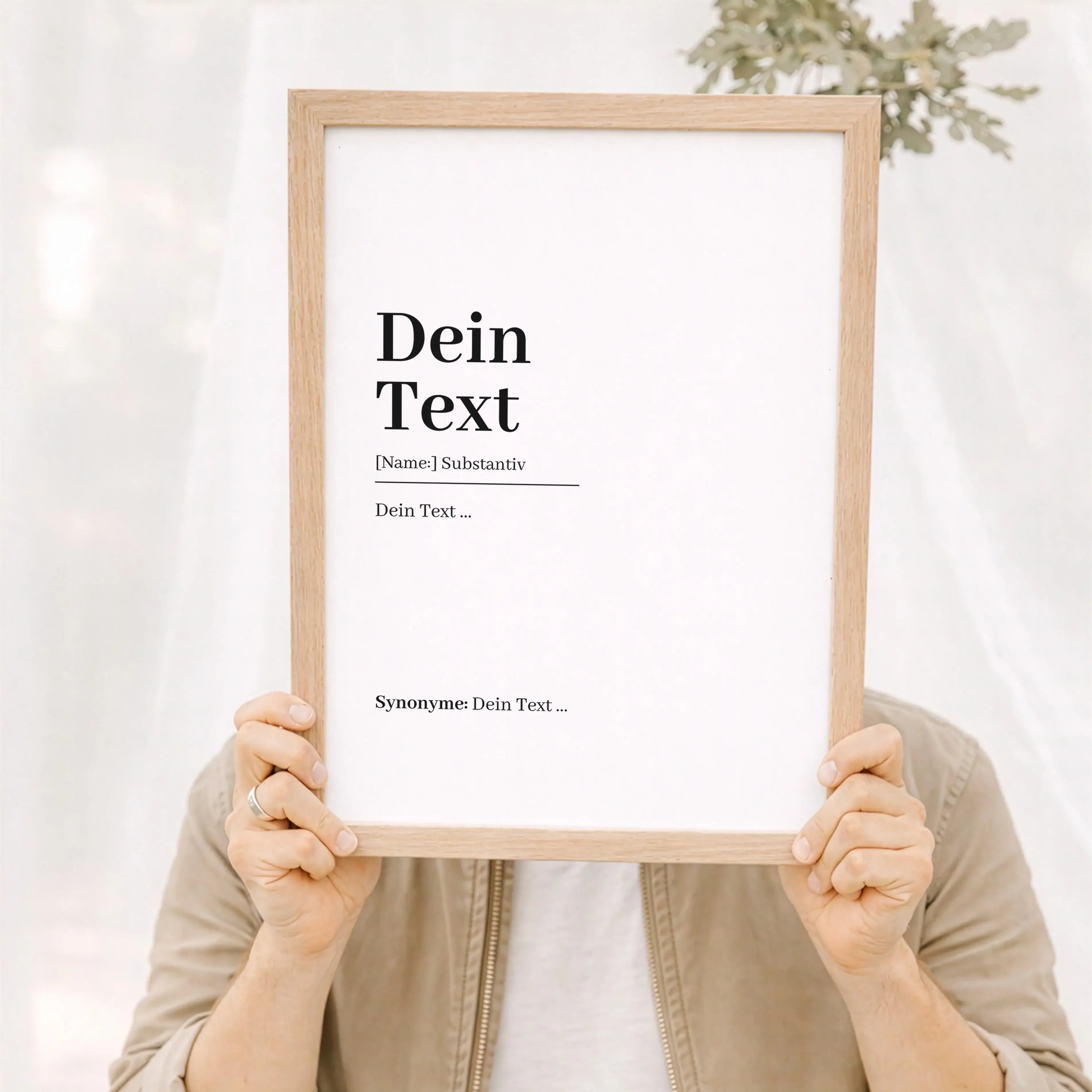 Eigener Text Definition Poster-Personalisiertes Poster-famprints-Eigener Text Definition Poster von famprints ist die ideale Möglichkeit, Worte sichtbar zu machen, die etwas bedeuten. Du gestaltest dein persönliches Definition Poster mit eigenem Text, Nam