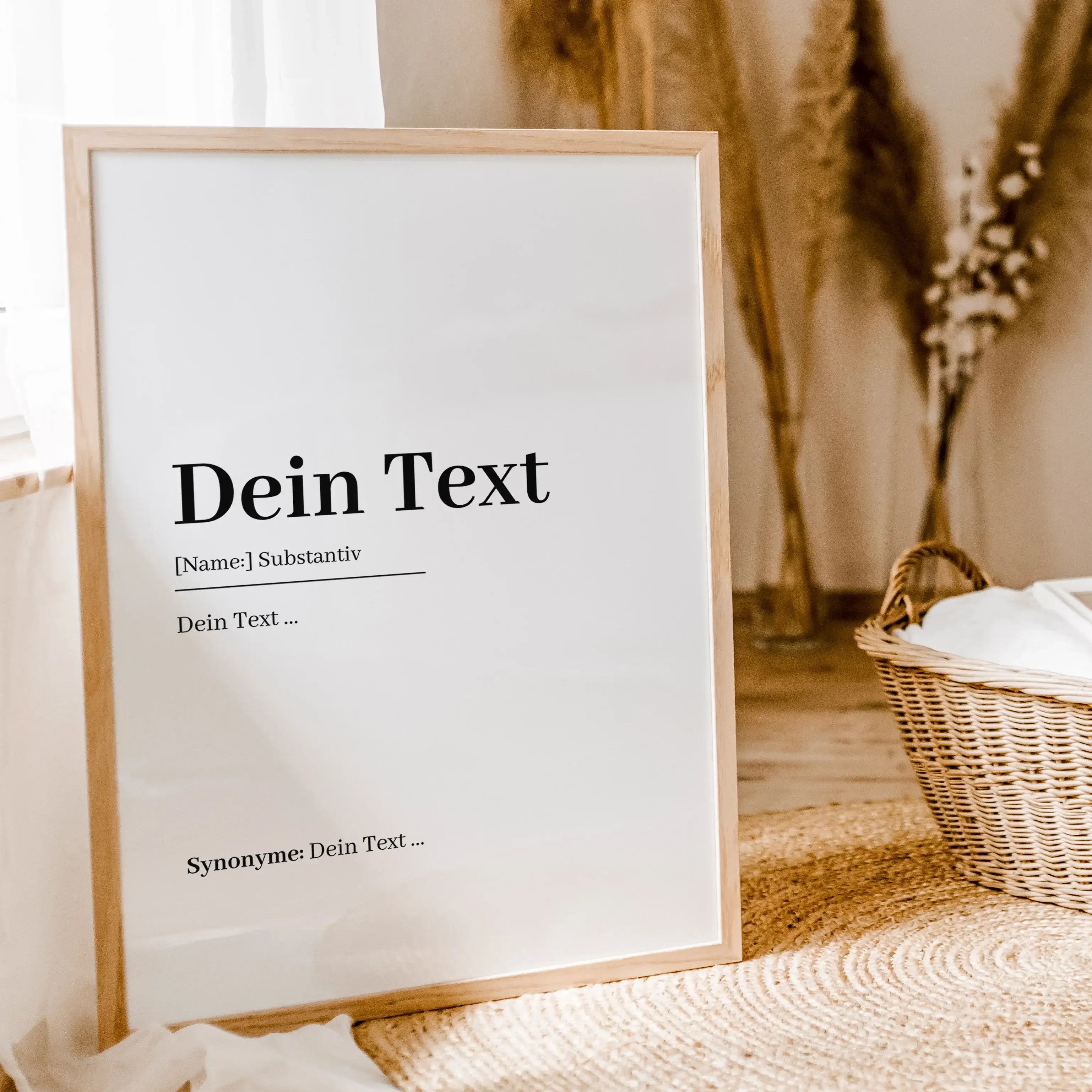 Eigener Text Definition Poster - Personalisiertes Poster - famprints - Entdecke dein einzigartiges Eigener Text Definition Poster – das perfekte personalisierte Geschenk für jeden Anlass! Gestalte dein Poster ganz individuell mit deinem eigenen Text und N