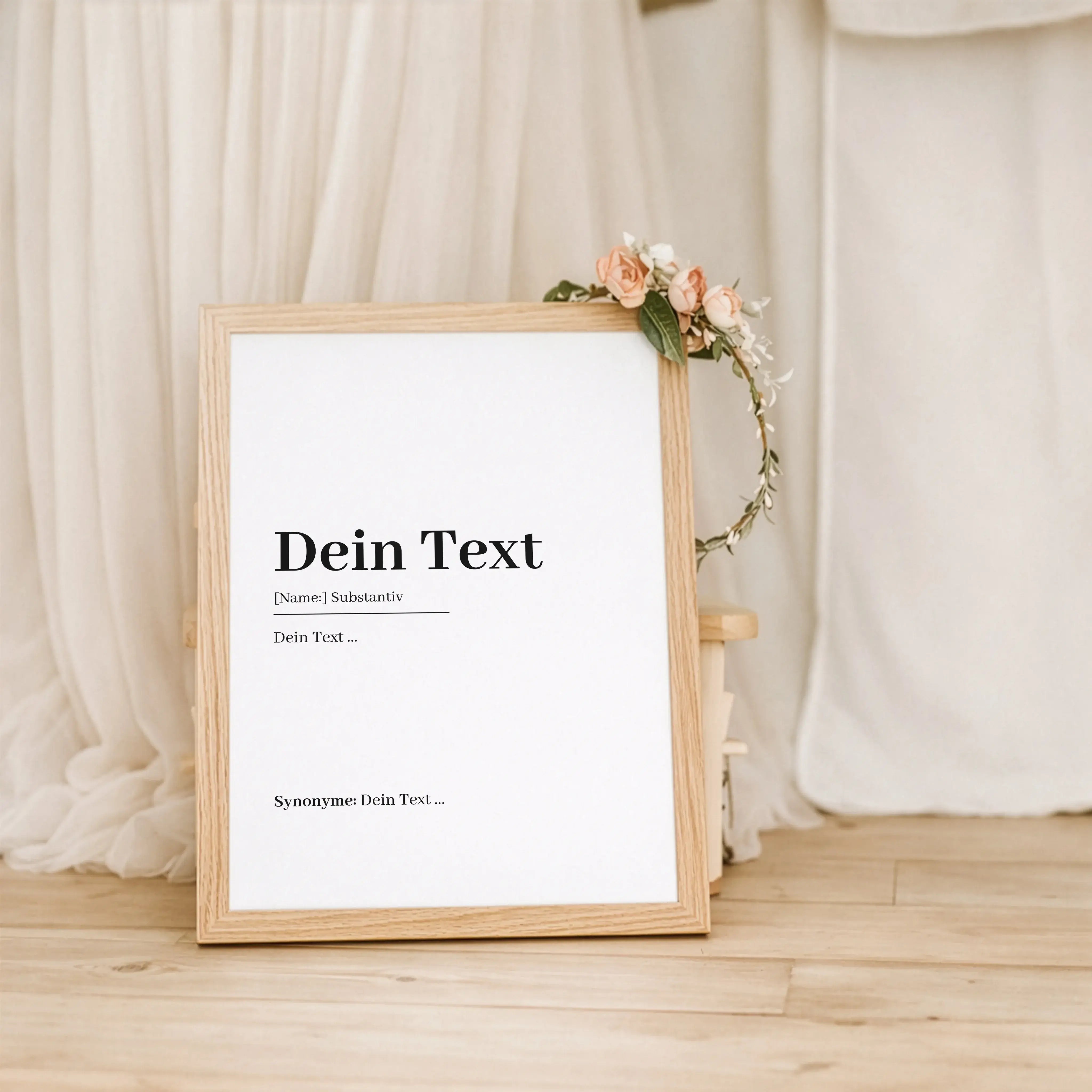 Eigener Text Definition Poster-Personalisiertes Poster-famprints-Eigener Text Definition Poster von famprints ist die ideale Möglichkeit, Worte sichtbar zu machen, die etwas bedeuten. Du gestaltest dein persönliches Definition Poster mit eigenem Text, Nam