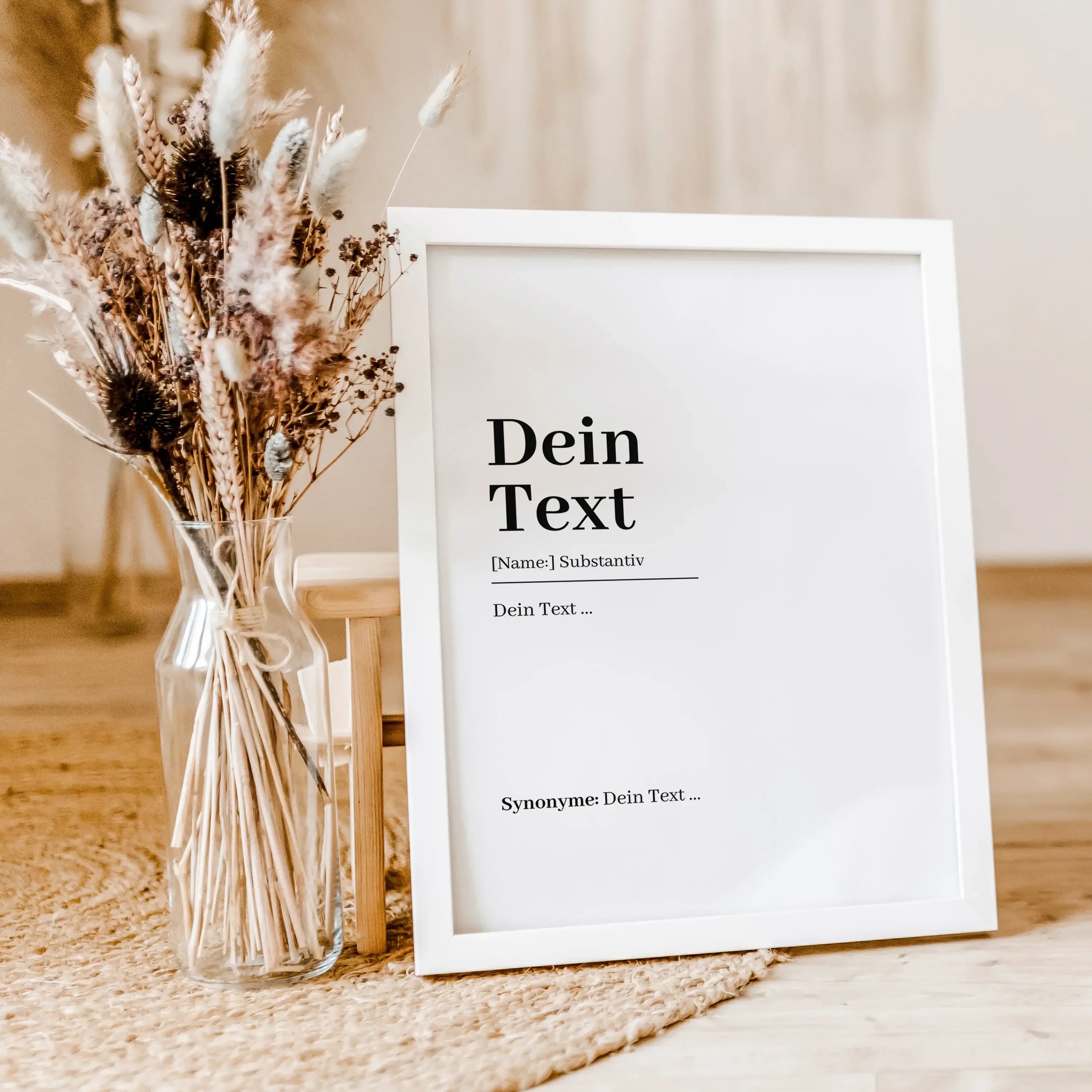 Eigener Text Definition Poster - Personalisiertes Poster - famprints - Entdecke dein einzigartiges Eigener Text Definition Poster – das perfekte personalisierte Geschenk für jeden Anlass! Gestalte dein Poster ganz individuell mit deinem eigenen Text und N