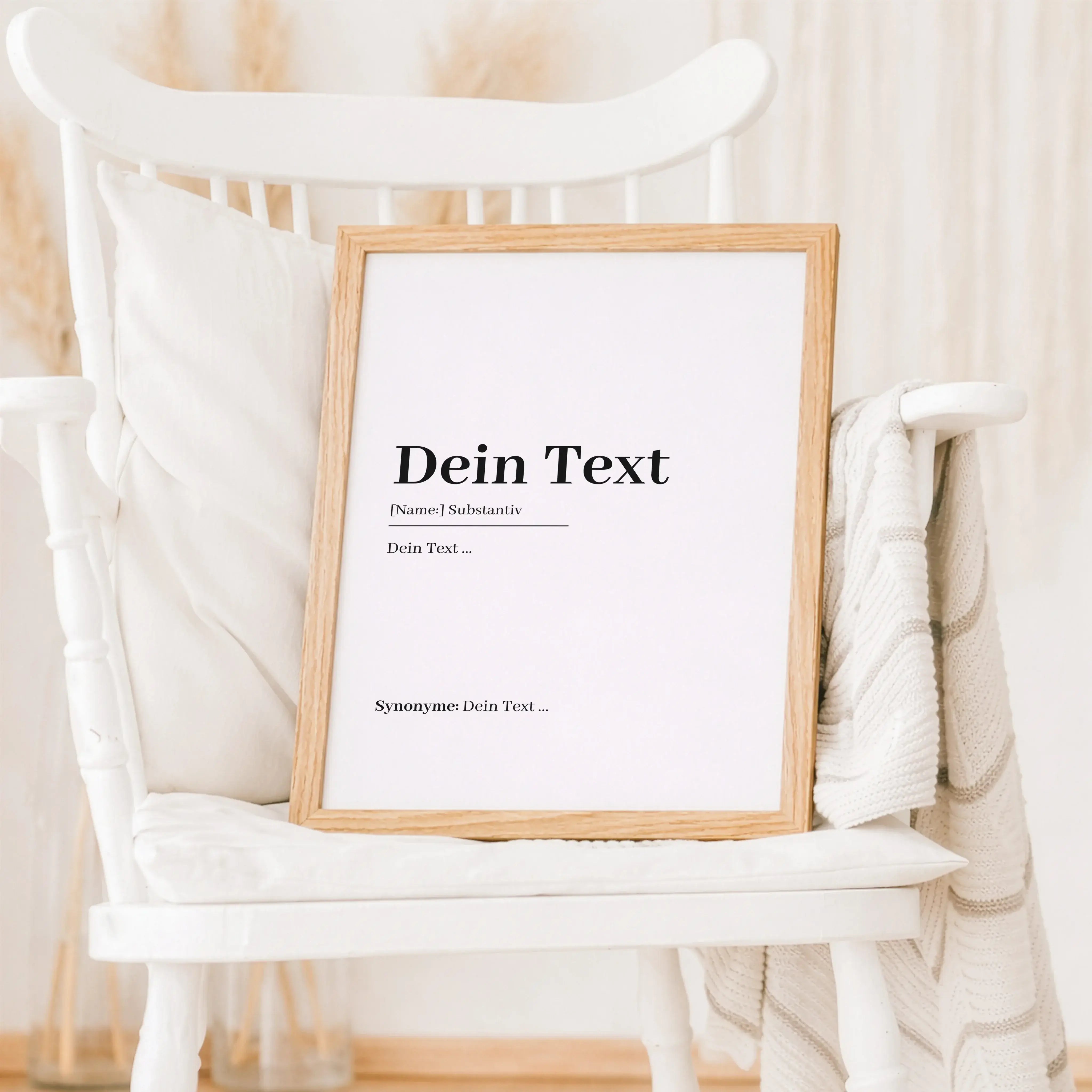 Eigener Text Definition Poster-Personalisiertes Poster-famprints-Eigener Text Definition Poster von famprints ist die ideale Möglichkeit, Worte sichtbar zu machen, die etwas bedeuten. Du gestaltest dein persönliches Definition Poster mit eigenem Text, Nam