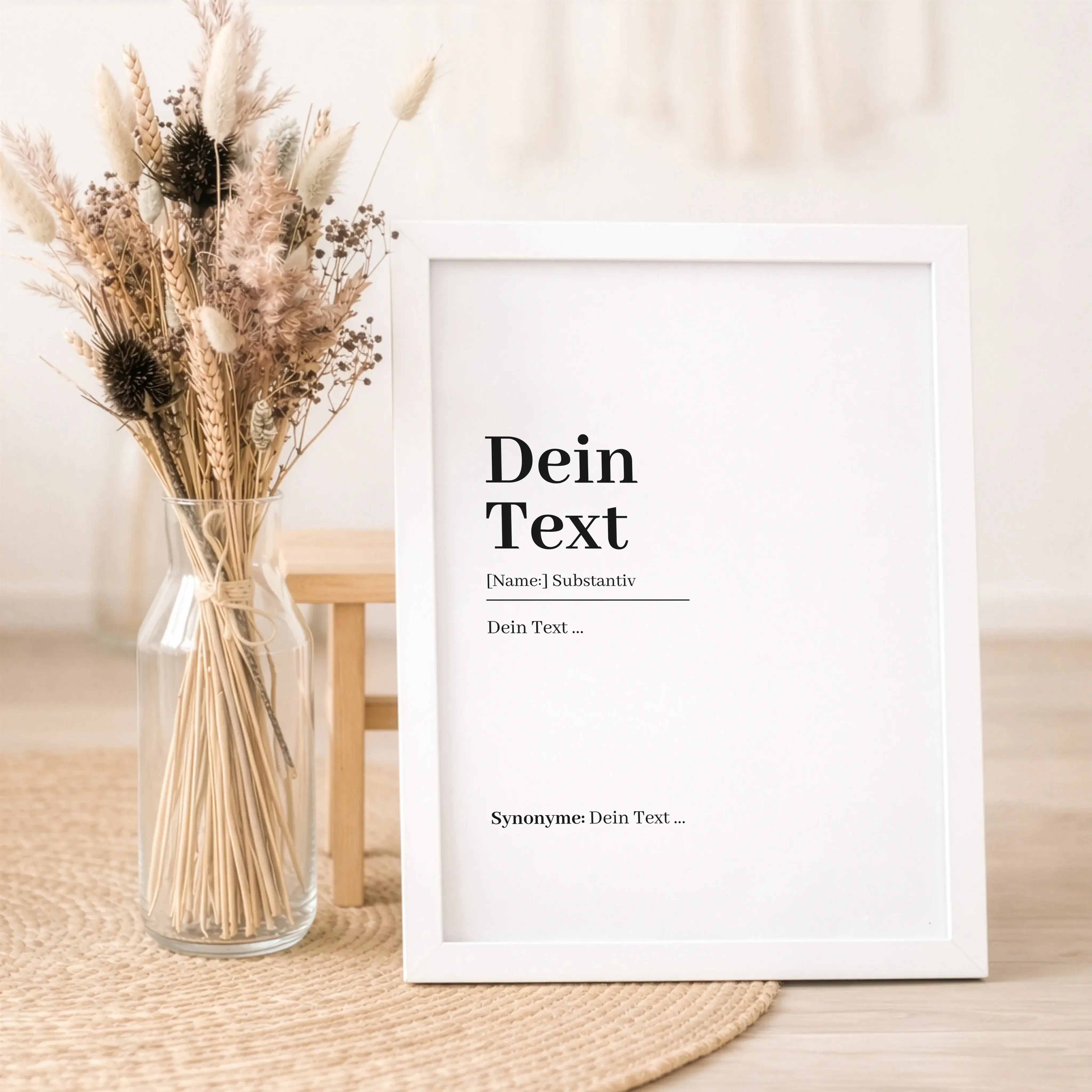 Eigener Text Definition Poster-Personalisiertes Poster-famprints-Eigener Text Definition Poster von famprints ist die ideale Möglichkeit, Worte sichtbar zu machen, die etwas bedeuten. Du gestaltest dein persönliches Definition Poster mit eigenem Text, Nam