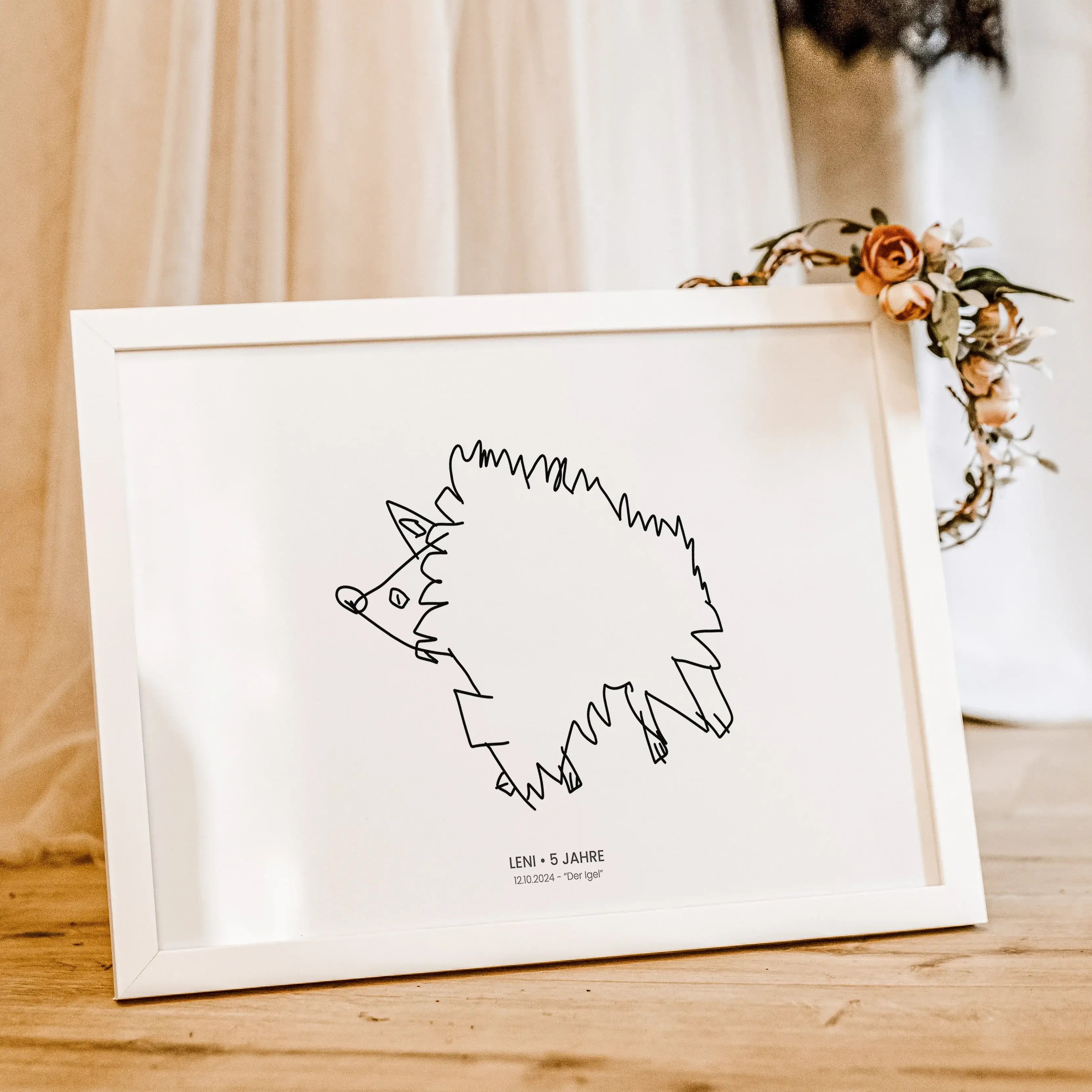 Kinderkunst Poster No2 - Personalisiertes Poster - famprints - Verwandle die Kunstwerke deiner Kleinen in ein einzigartiges Kinderkunst Poster No2! Bei famprints wird aus jeder Kinderzeichnung ein echtes Highlight für deine Wand. Lade einfach ein Foto des