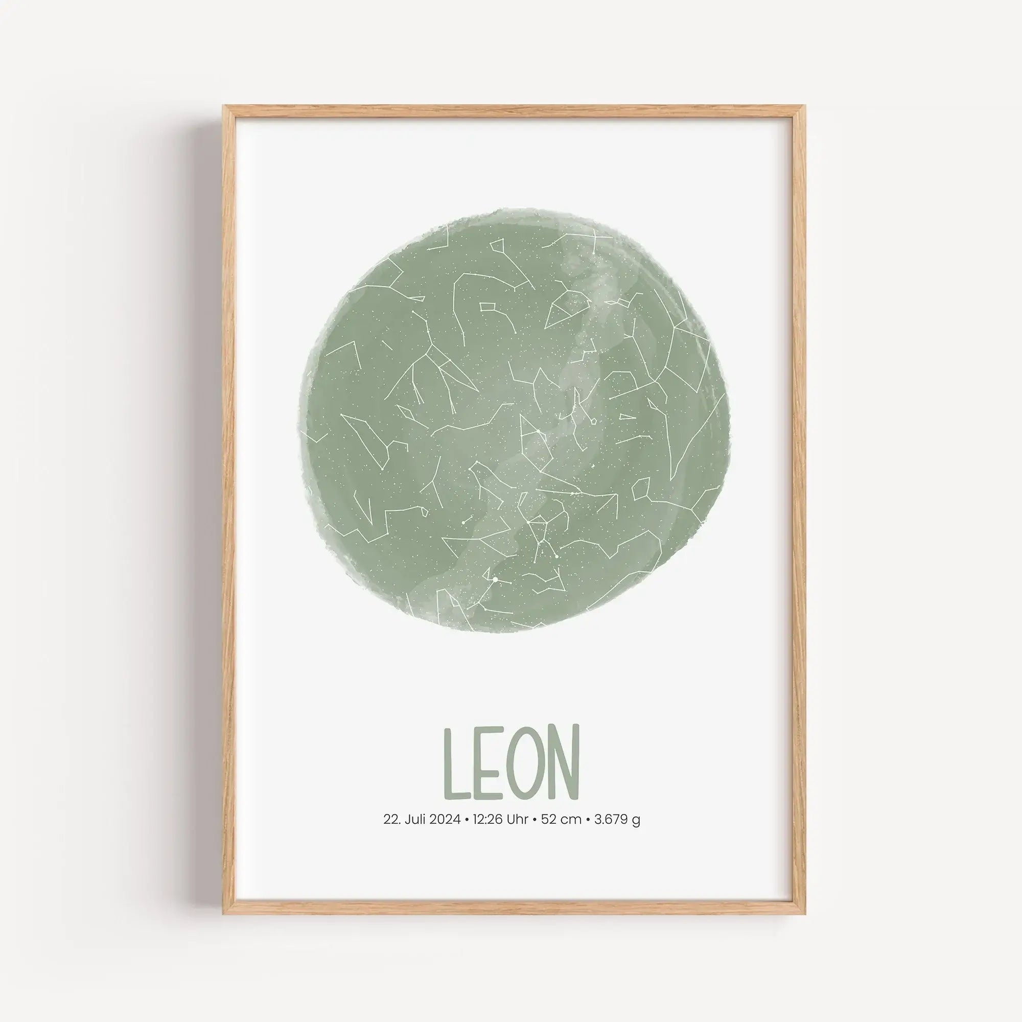 Geburtsposter Sternenhimmel - Personalisiertes Poster - famprints - Entdecke das einzigartige Geburtsposter Sternenhimmel – das perfekte personalisierte Geschenk zur Geburt! Dieses besondere Poster zeigt dir den exakten Sternenhimmel am Geburtsort deines