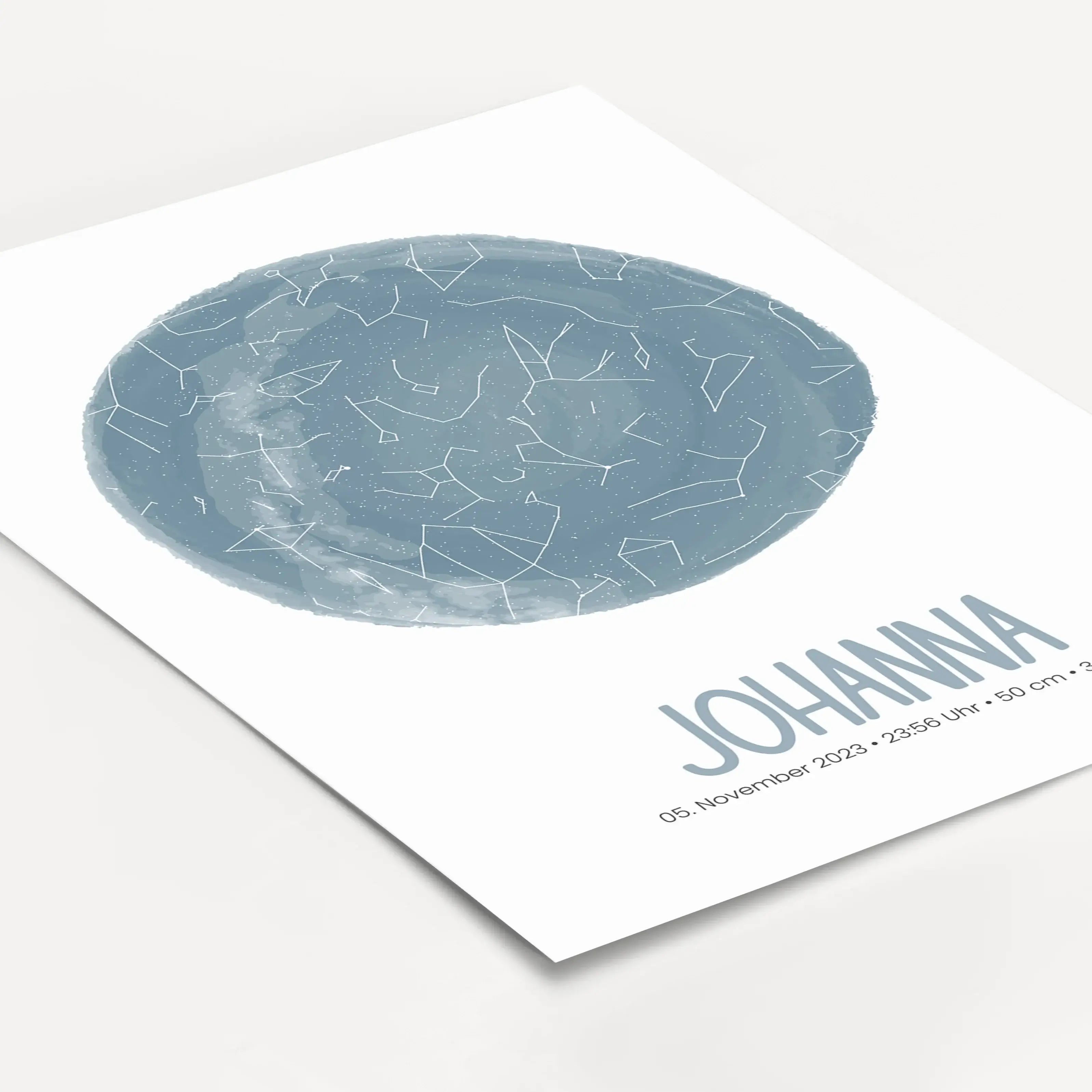 Geburtsposter Sternenhimmel - Personalisiertes Poster - famprints - Entdecke das einzigartige Geburtsposter Sternenhimmel – das perfekte personalisierte Geschenk zur Geburt! Dieses besondere Poster zeigt dir den exakten Sternenhimmel am Geburtsort deines