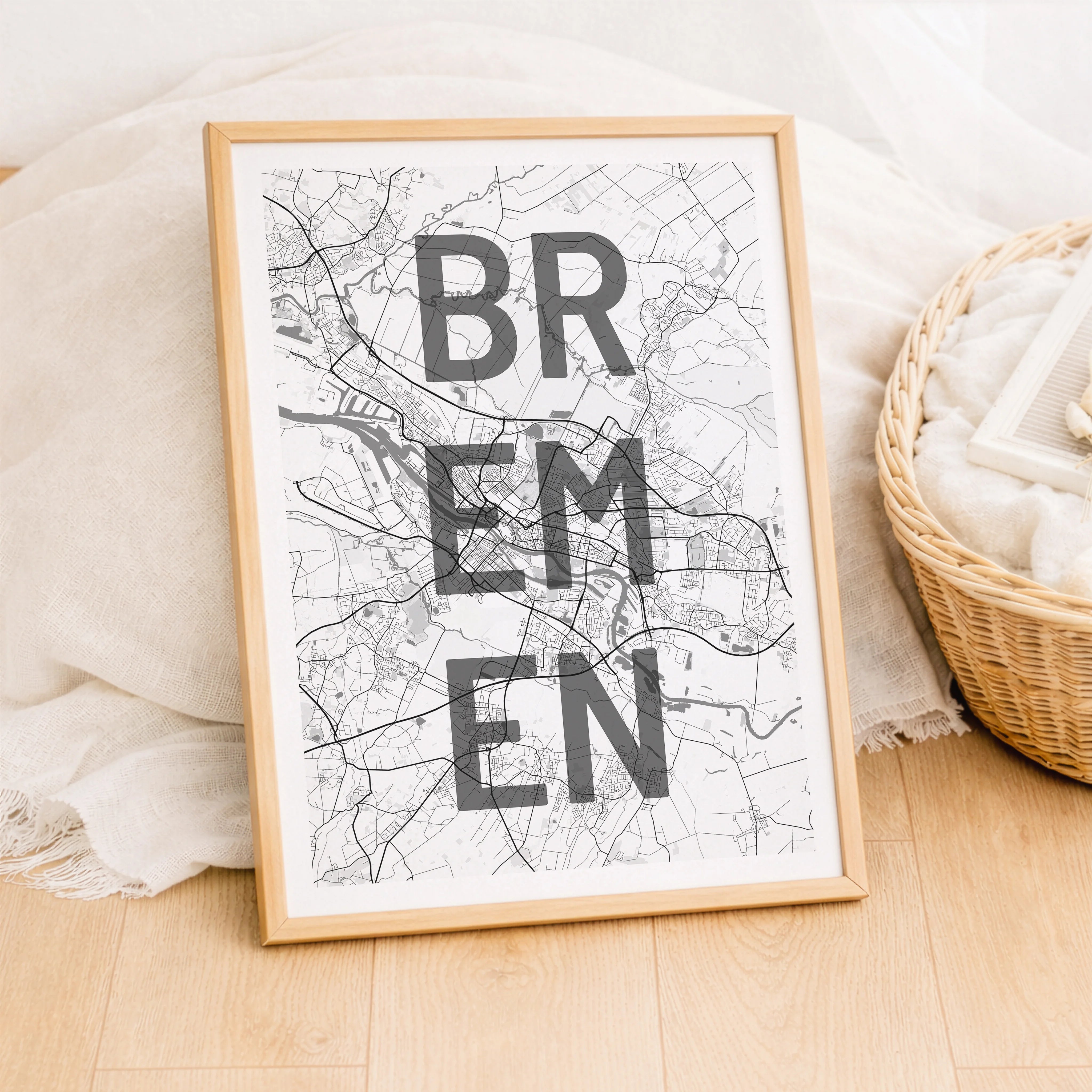 Stadtkarte Poster Overlay