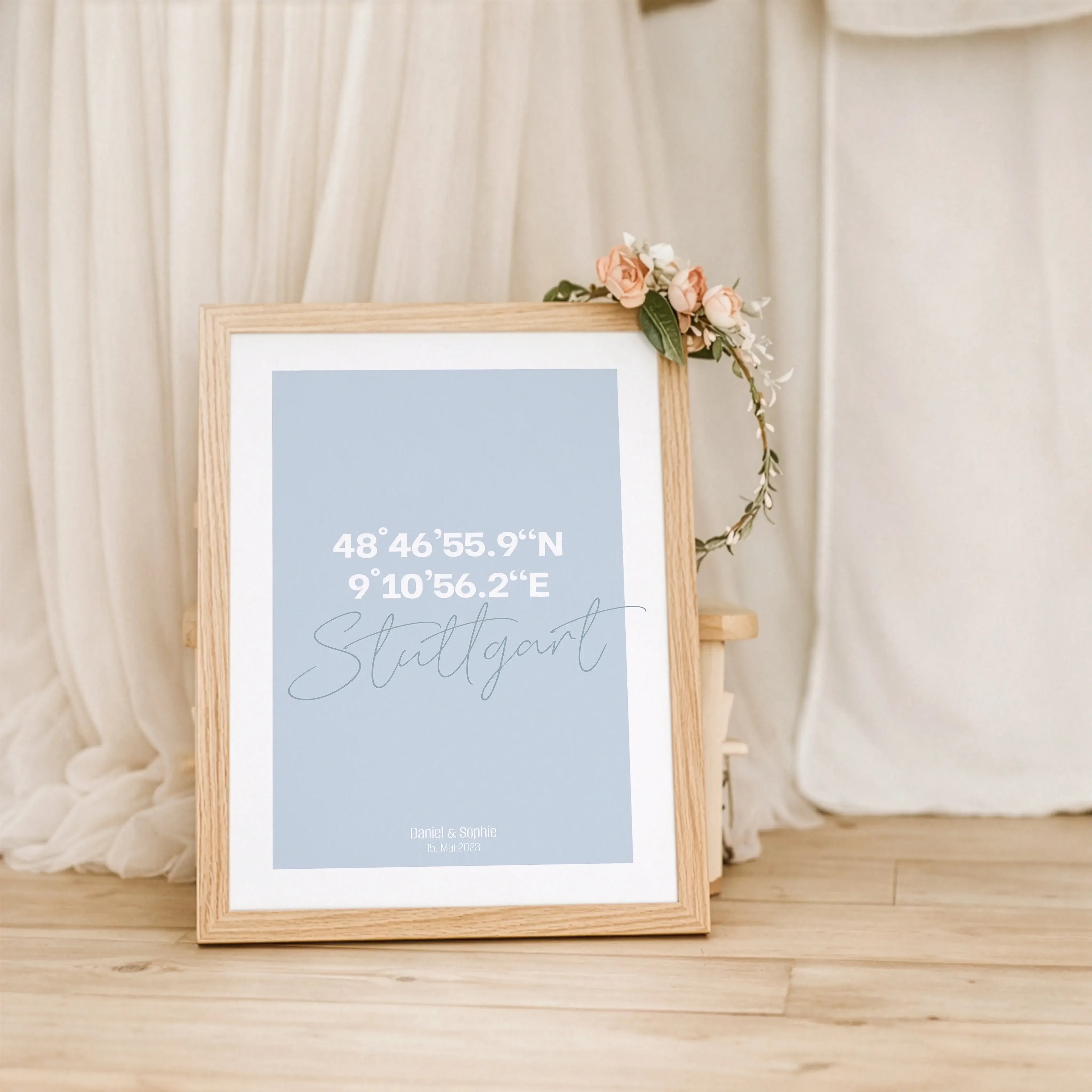 Stadtposter Koordinaten-Personalisiertes Poster-famprints-Mit einem Stadtposter Koordinaten hältst du einen Ort fest, der für dich eine besondere Bedeutung hat. Vielleicht der Platz, an dem ihr euch kennengelernt habt, der Ort eurer Hochzeit oder die Stad