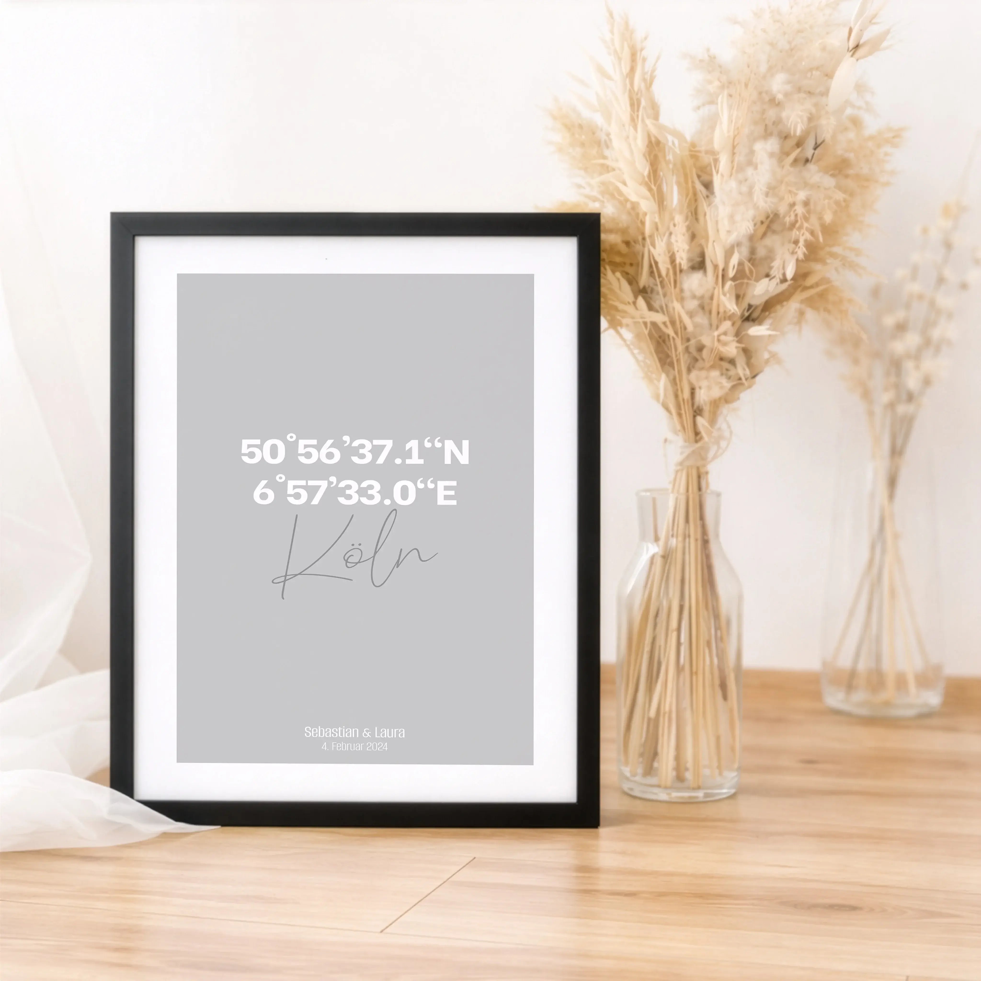 Stadtposter Koordinaten-Personalisiertes Poster-famprints-Mit einem Stadtposter Koordinaten hältst du einen Ort fest, der für dich eine besondere Bedeutung hat. Vielleicht der Platz, an dem ihr euch kennengelernt habt, der Ort eurer Hochzeit oder die Stad