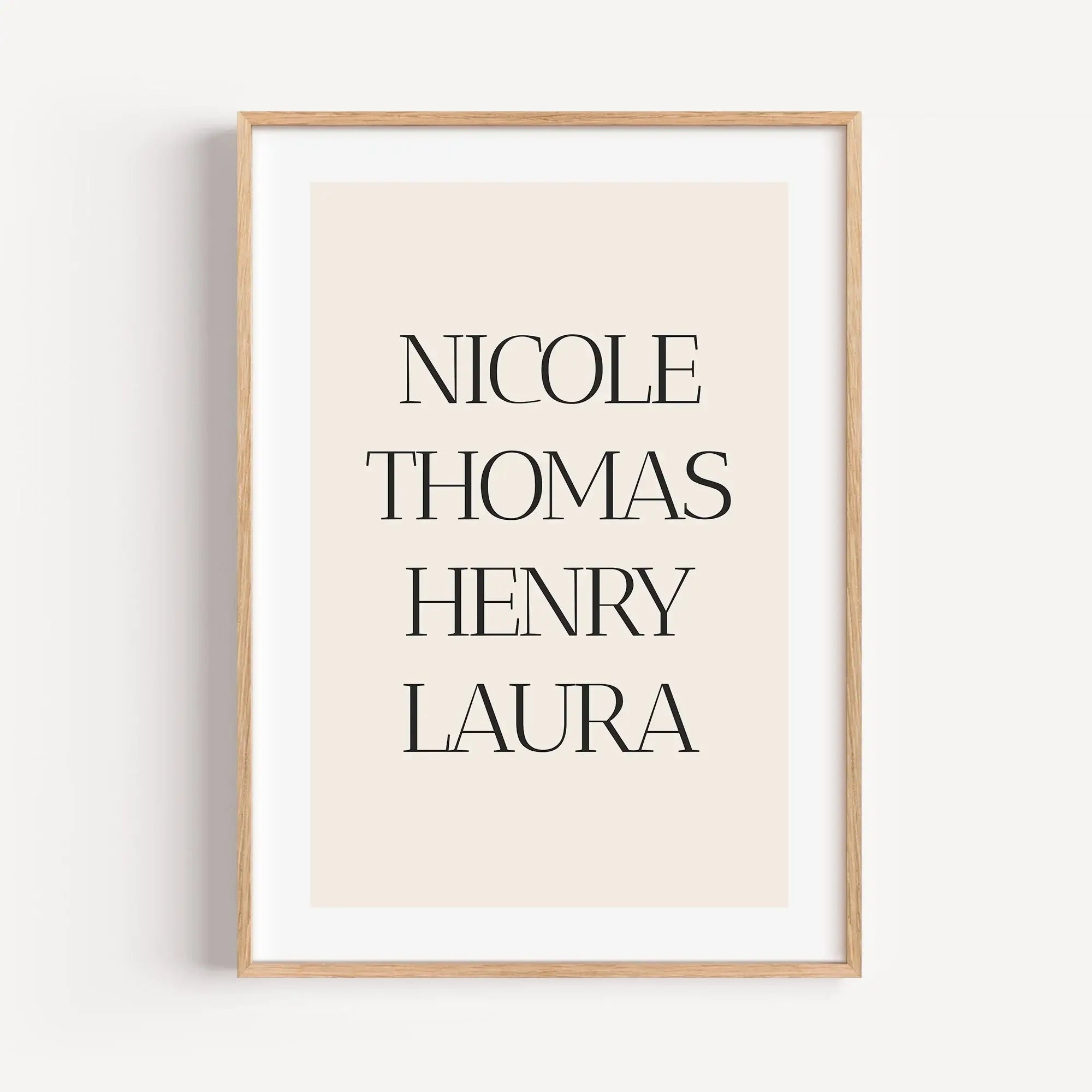 Namensposter Familie-famprints-Personalisiertes Poster-Familie ist das Wichtigste im Leben. Sie sind immer für einen da, egal was passiert. Familie gibt uns Halt und Kraft in schweren Zeiten. Deshalb ist es auch so wertvoll, seine Familie auf einem Namens