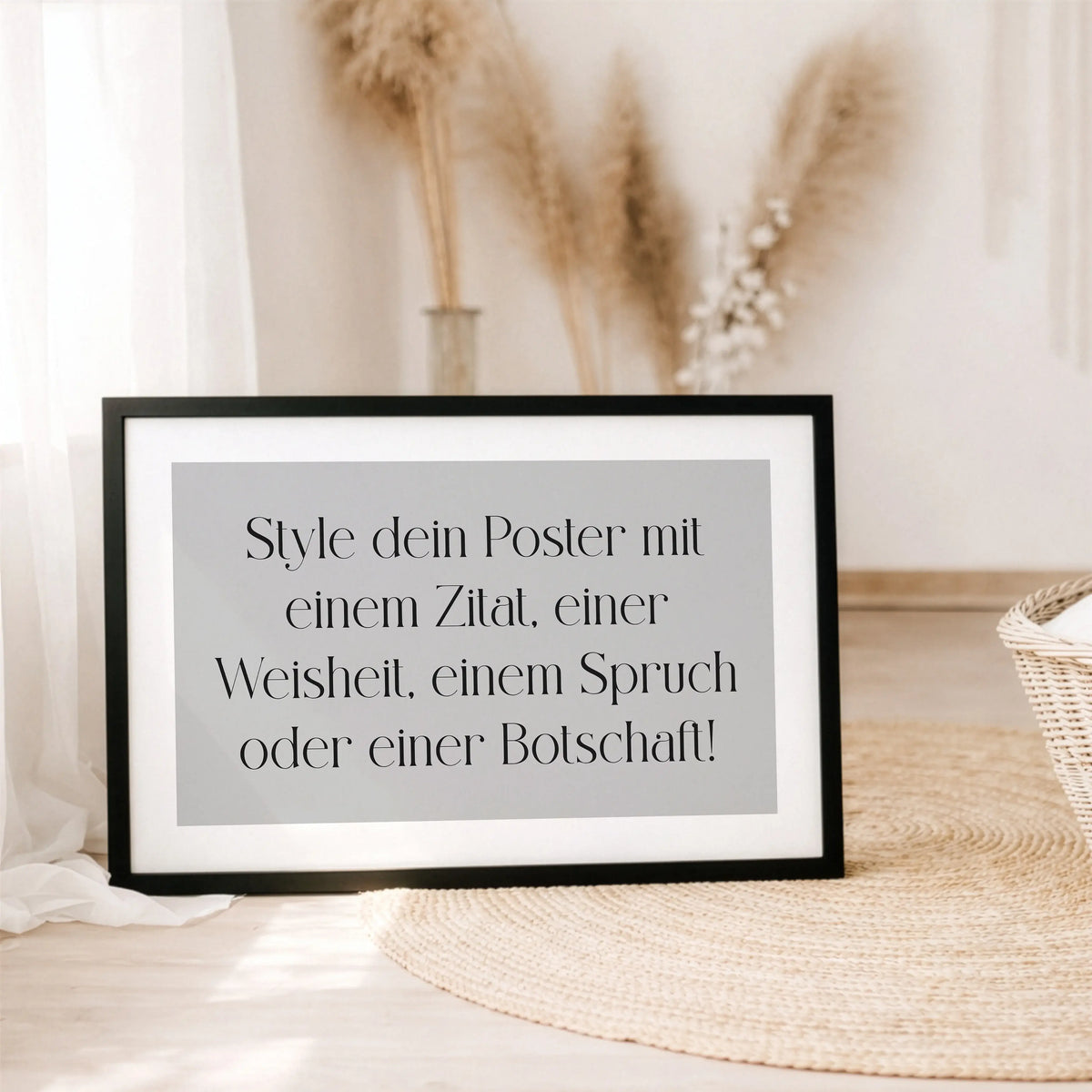 Text Poster Querformat-Personalisiertes Poster-famprints-personalisiertes-Geschenk