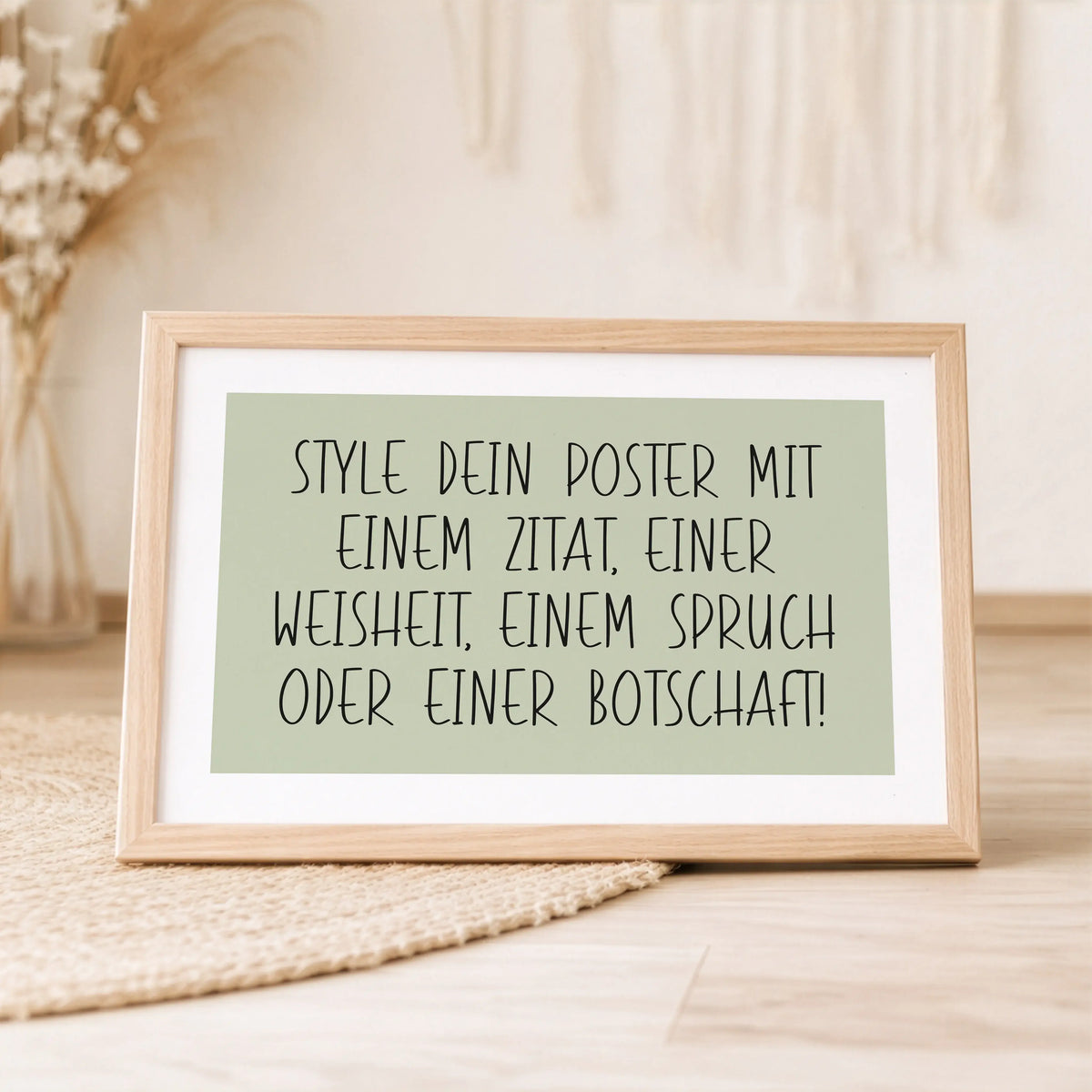Text Poster Querformat-Personalisiertes Poster-famprints-personalisiertes-Geschenk
